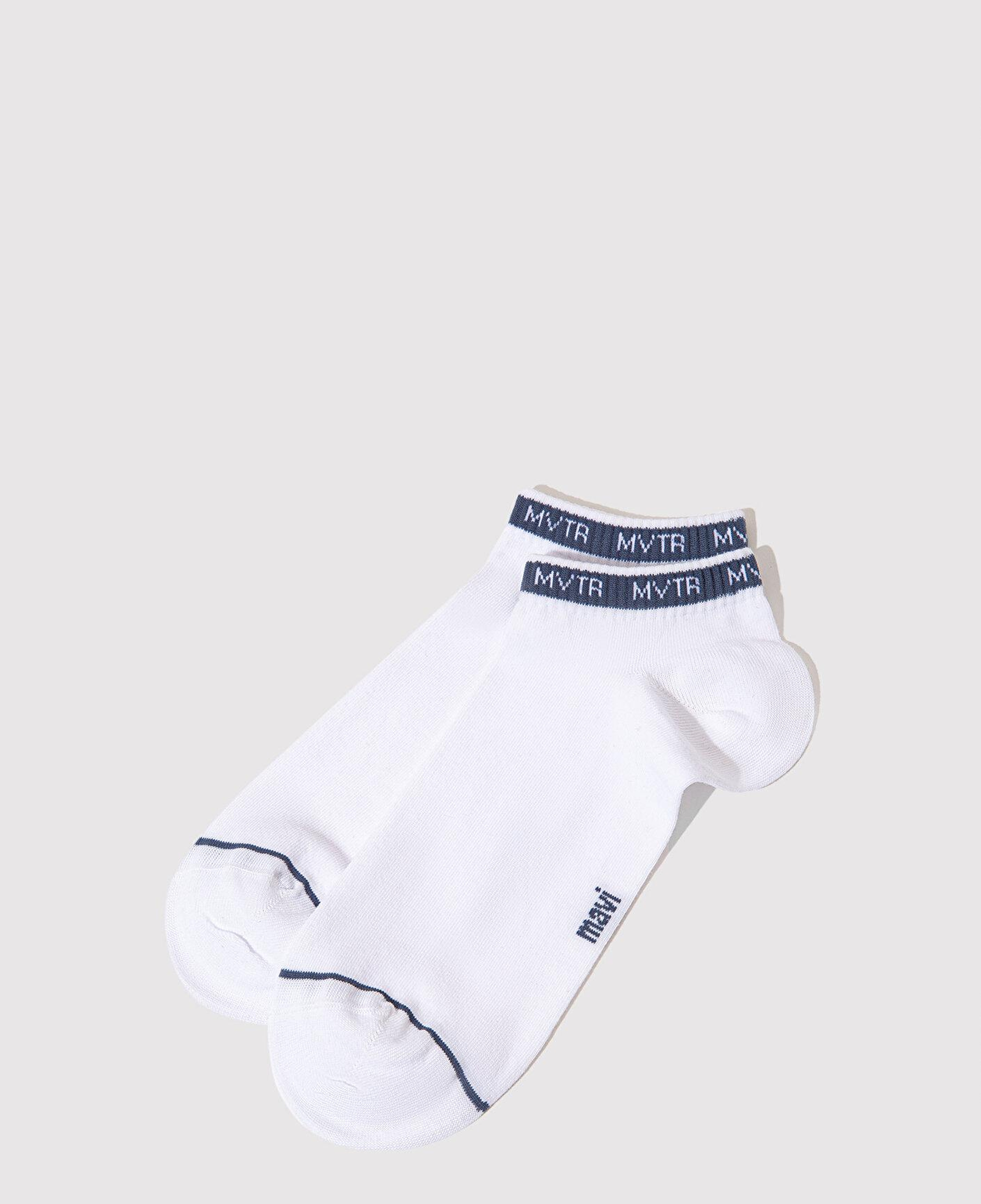 Mavi Beyaz Patik Çorap 0911323-28613