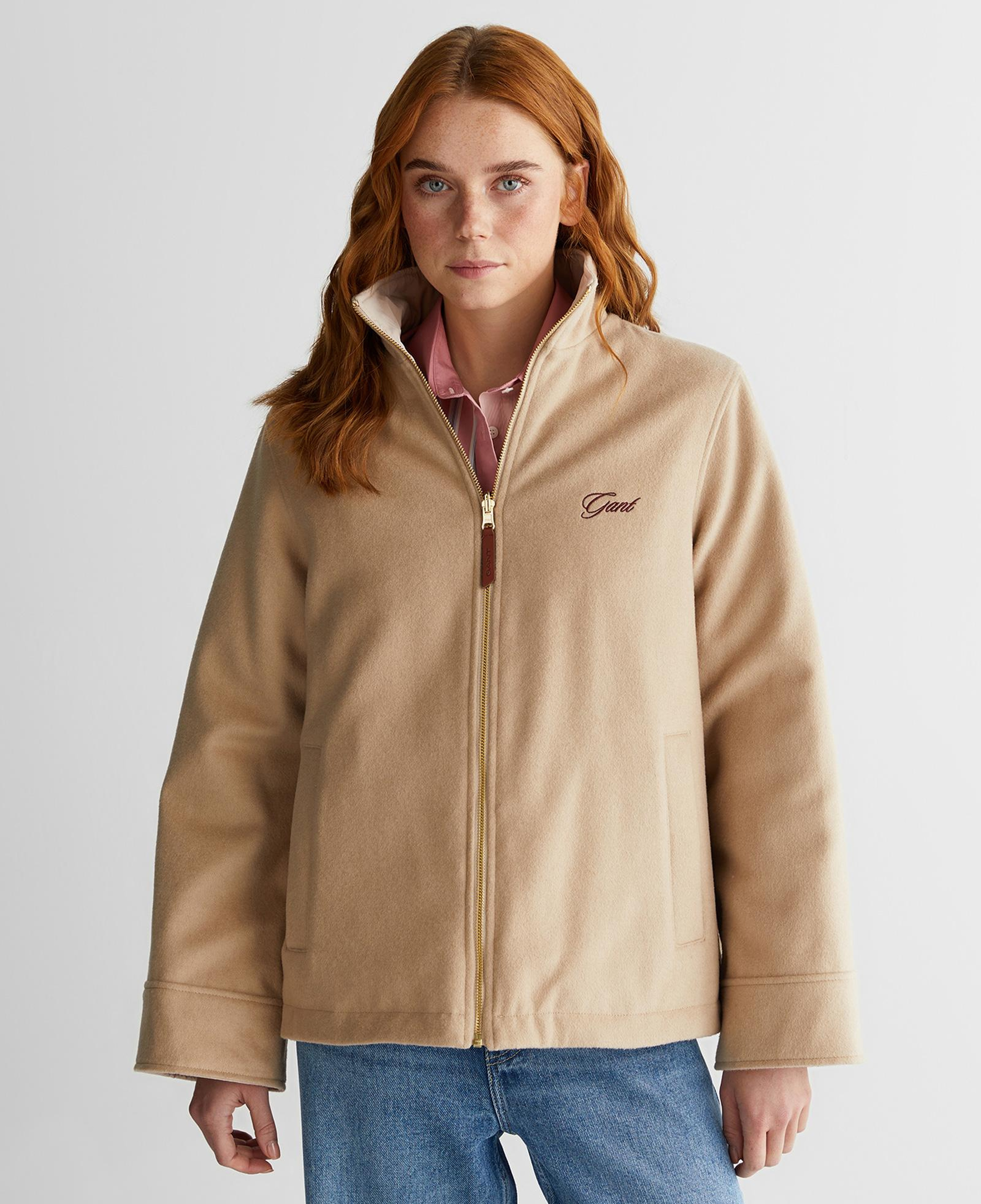 GANT Kadın Kahverengi Çift Yönlü Ceket