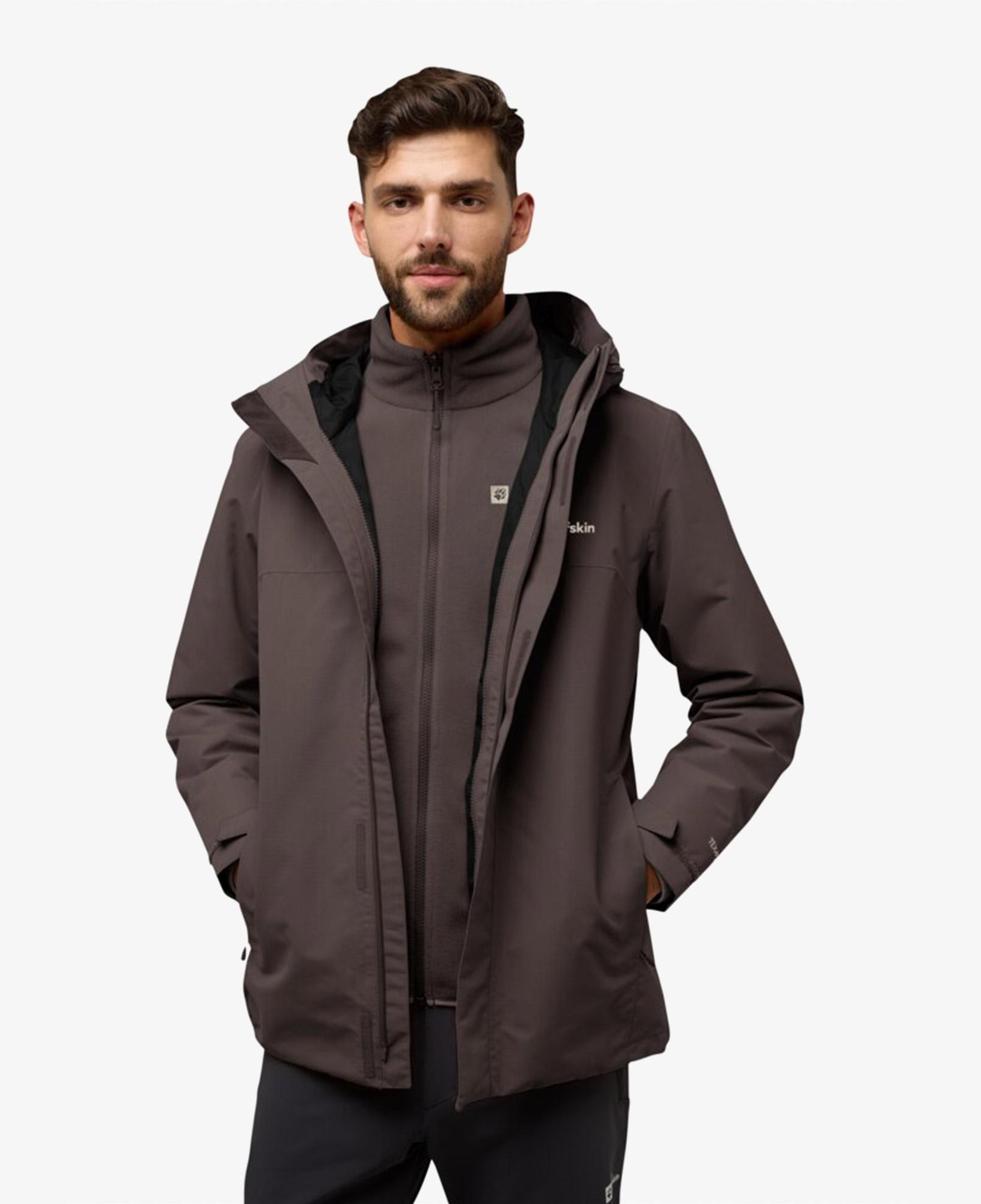 Jack Wolfskin Altenberg 3in1 Erkek Yeşil Ceket
