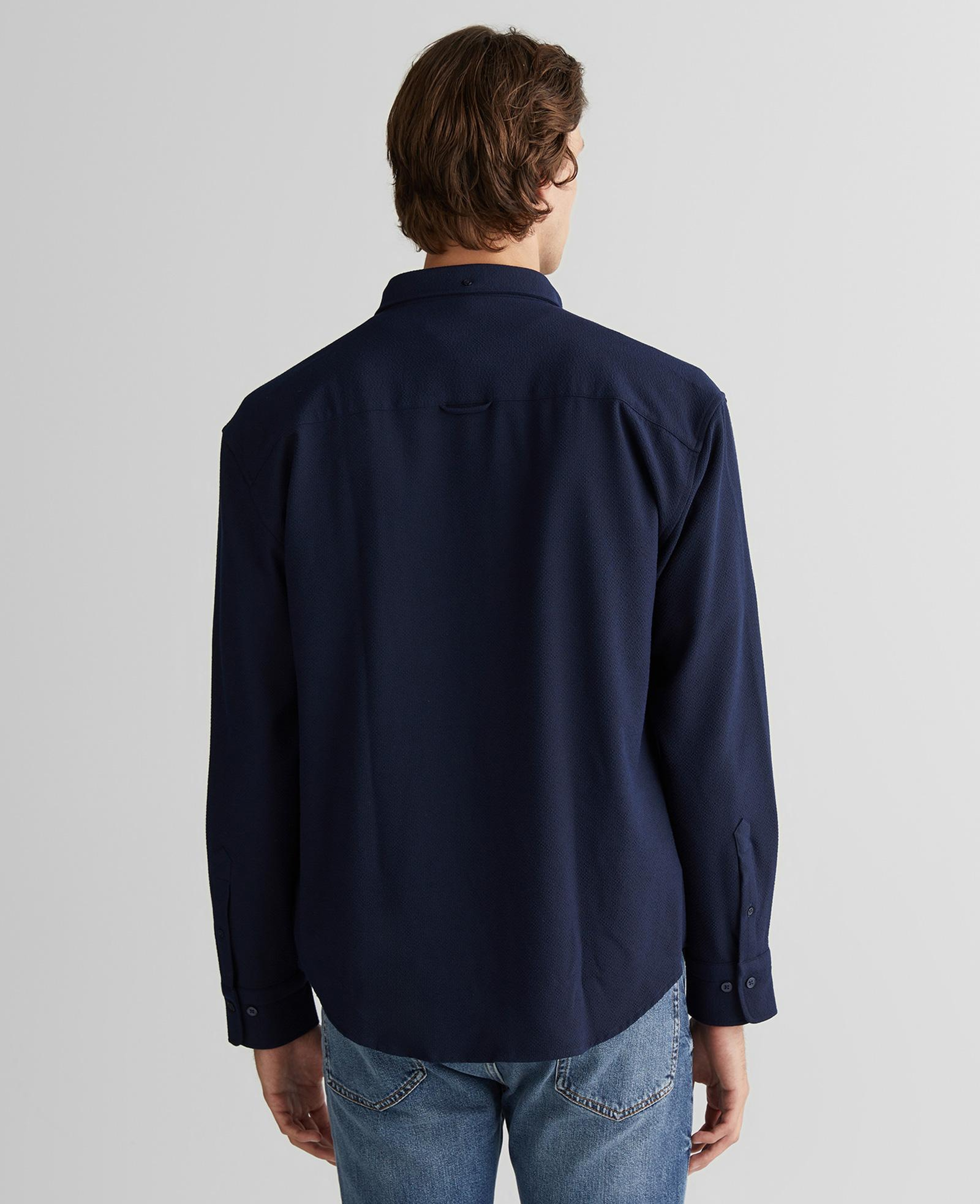 GANT Erkek Lacivert Relaxed Fit  Gömlek