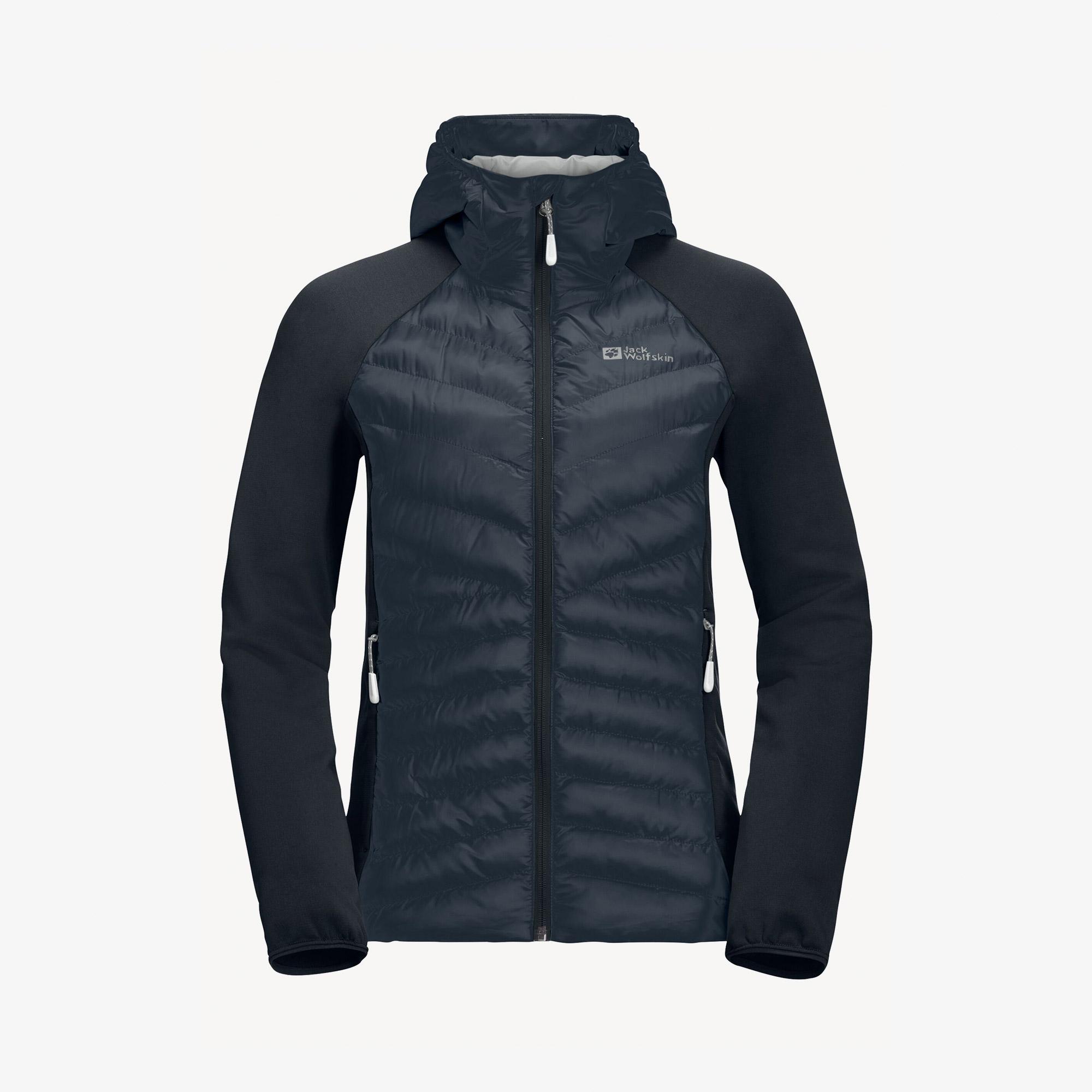Jack Wolfskin Routeburn Hybird Kadın Siyah Mont