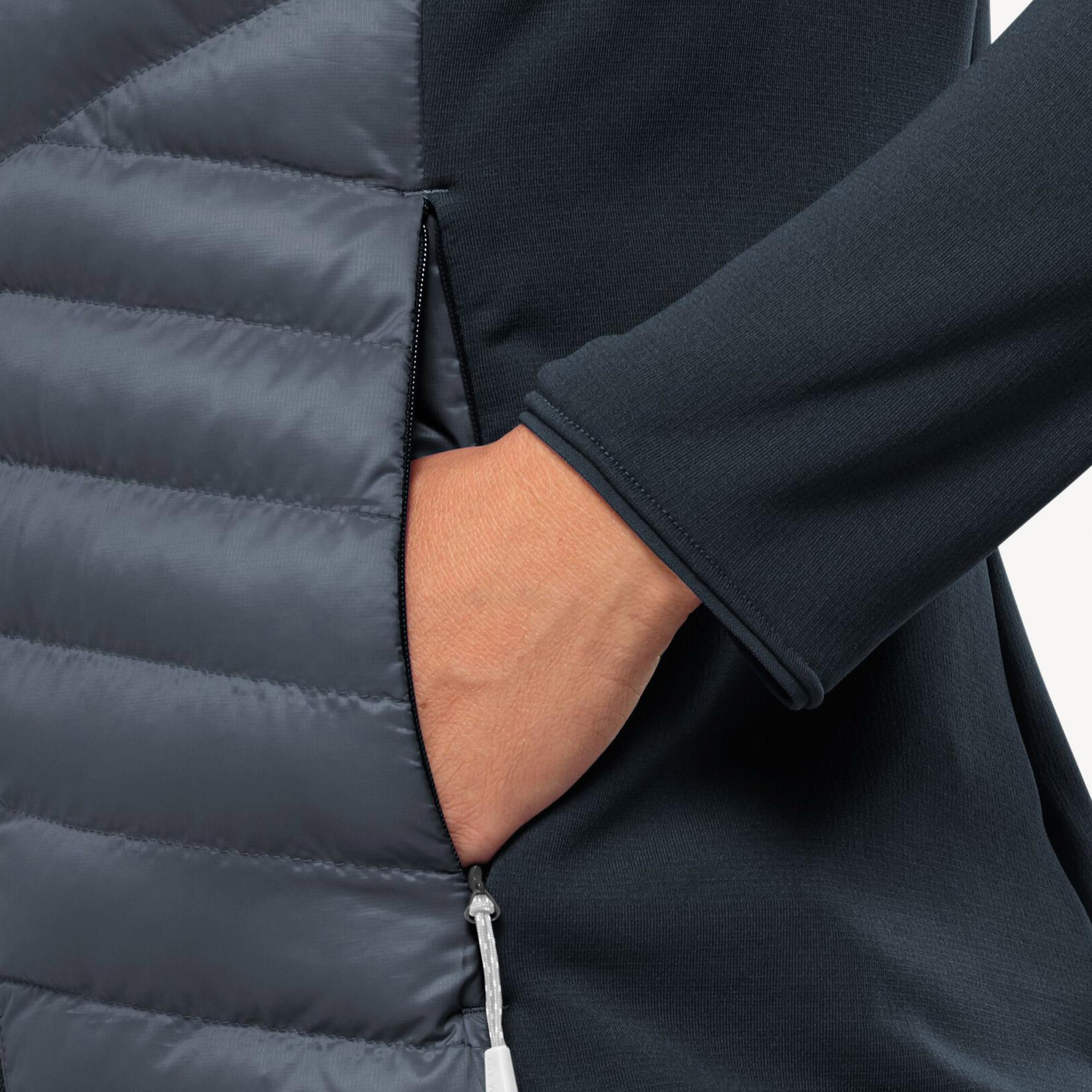 Jack Wolfskin Routeburn Hybird Kadın Siyah Mont