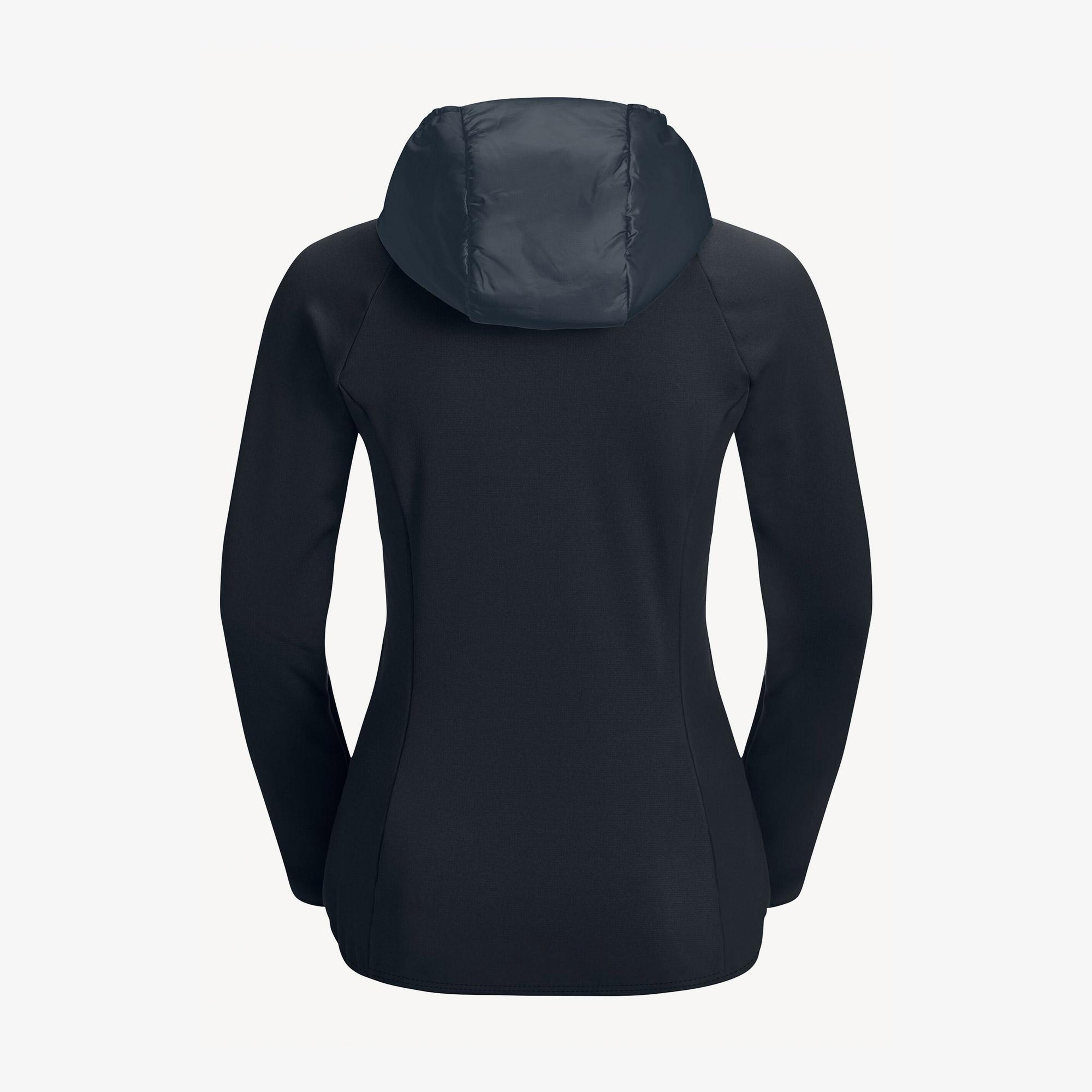 Jack Wolfskin Routeburn Hybird Kadın Siyah Mont