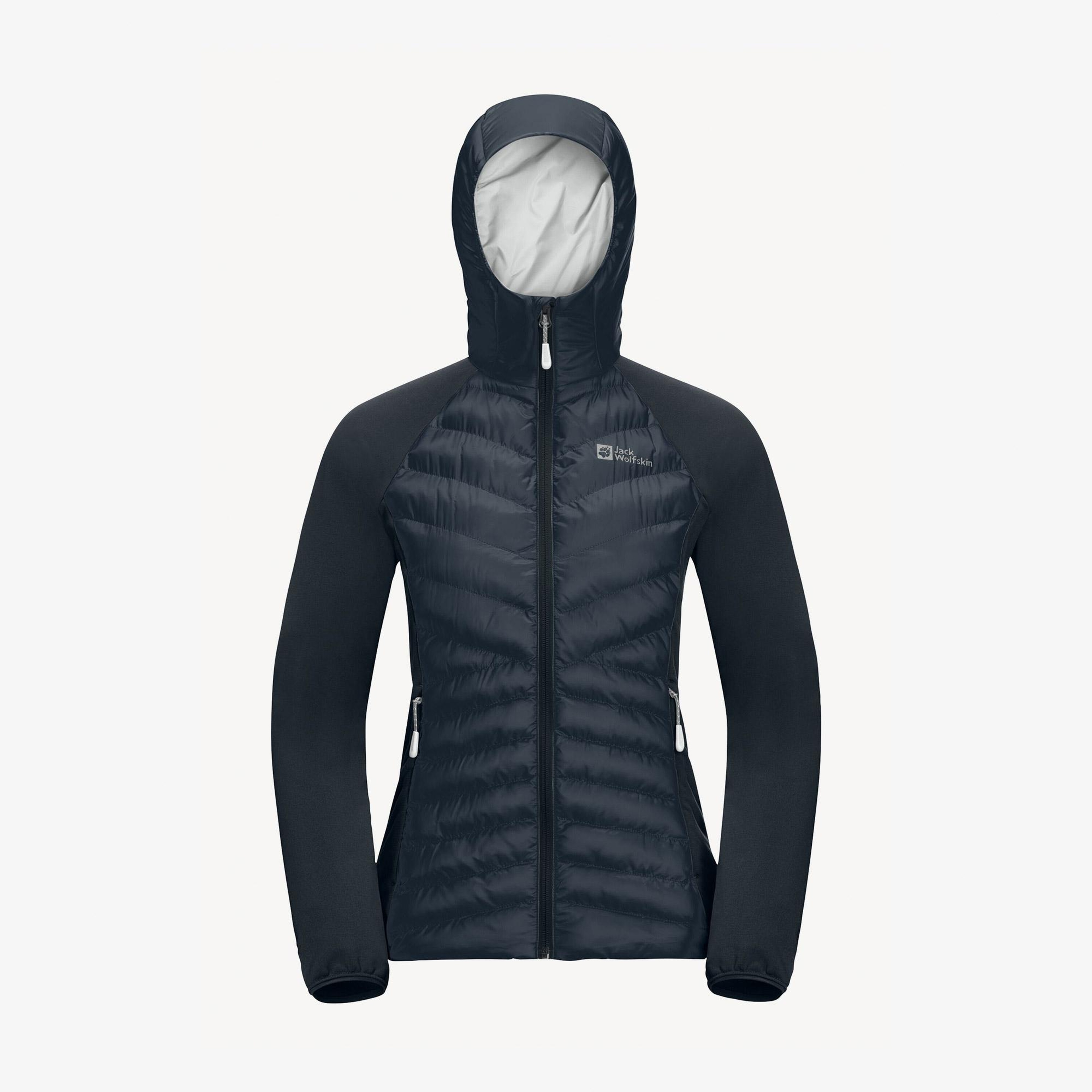 Jack Wolfskin Routeburn Hybird Kadın Siyah Mont