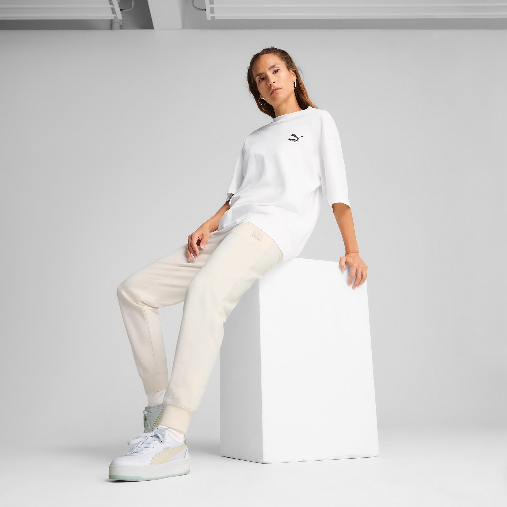 Puma Ess Elevated Sweat Trcl Kadın Krem Eşofman Altı