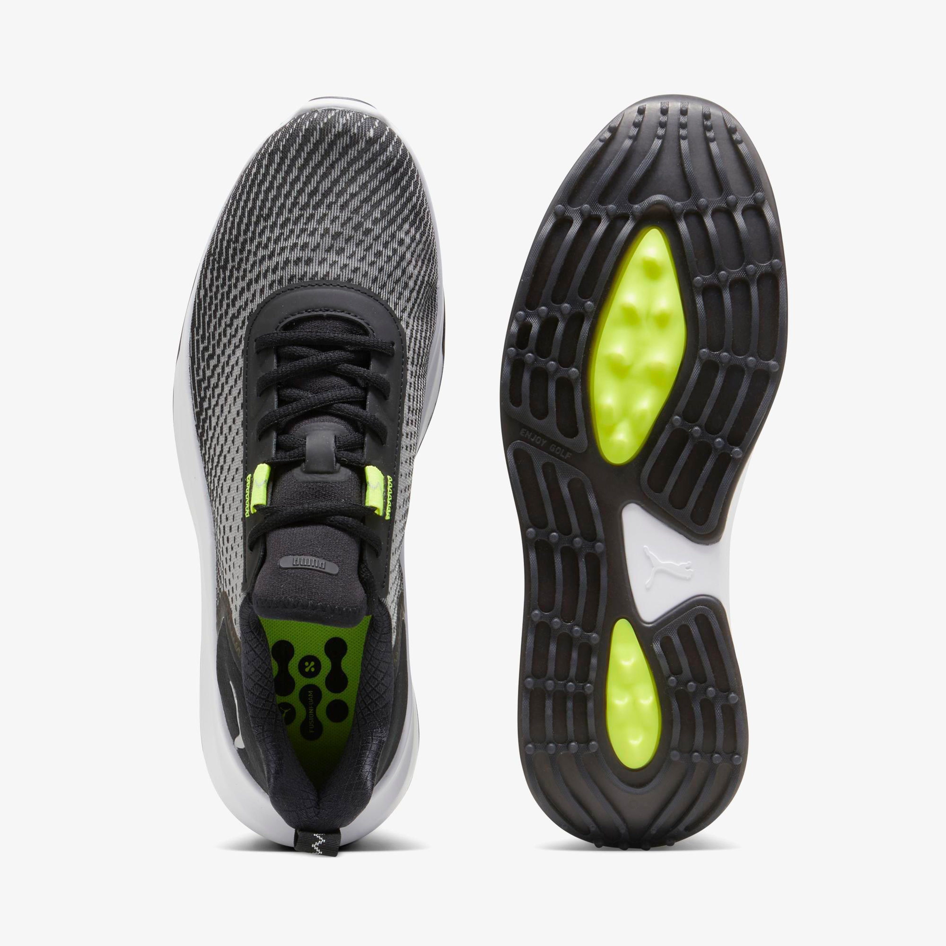 Puma Fusion Crush Sport Erkek Siyah Golf Ayakkabısı