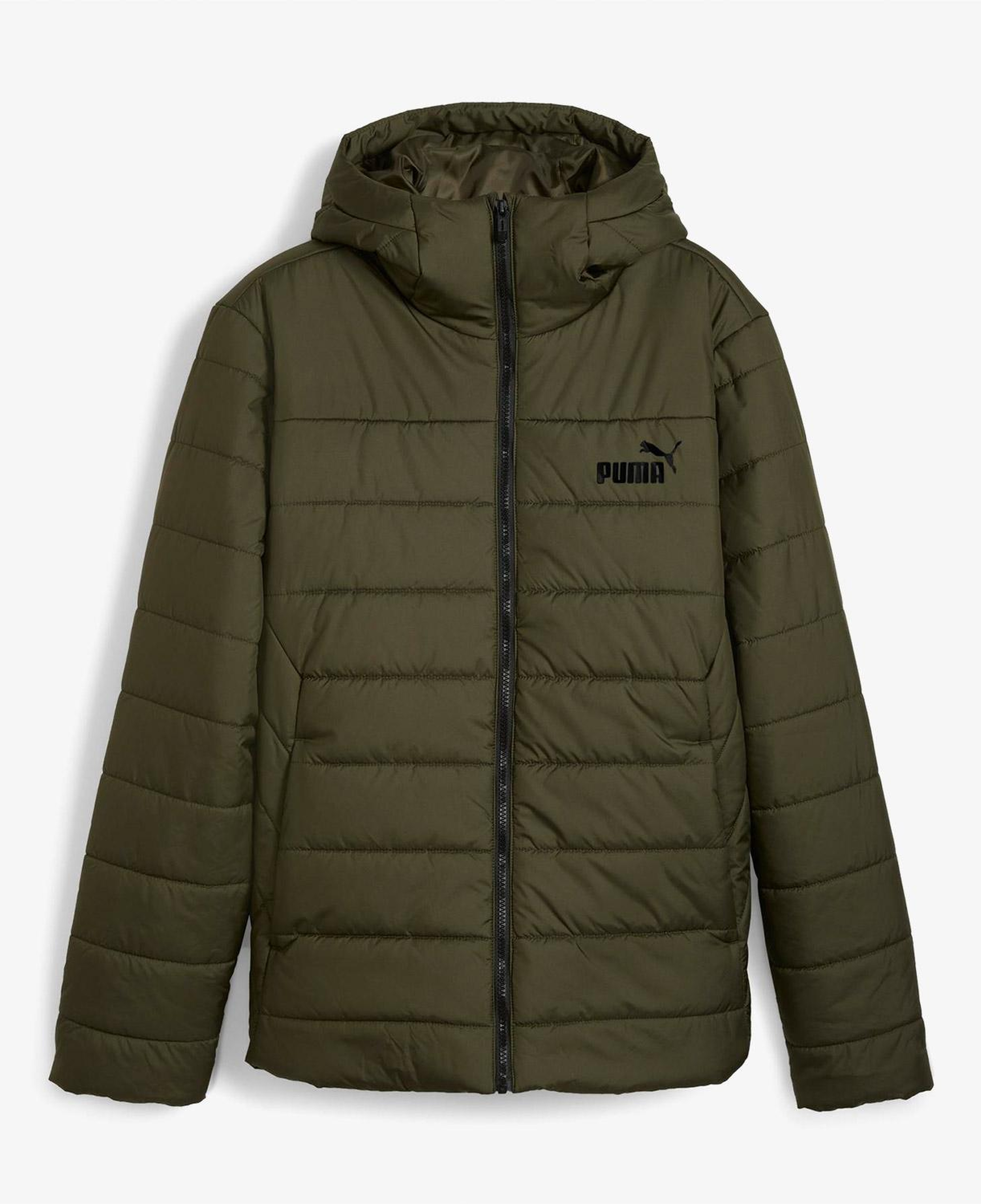 Puma Essentials Hooded Padded Erkek Yeşil Outdoor Mont