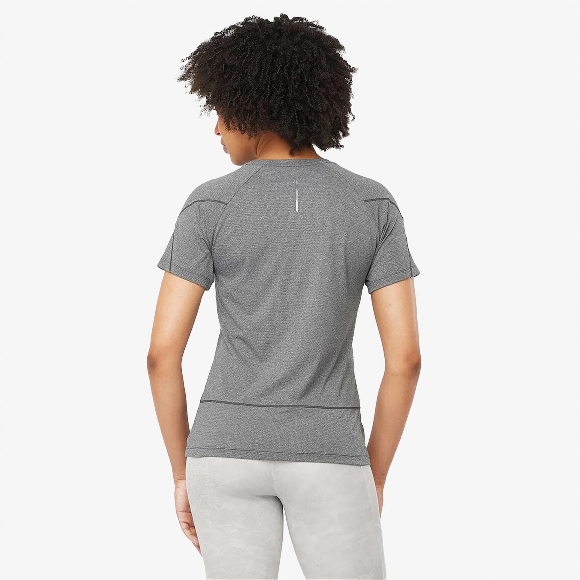 Salomon Cross Run Kadın Siyah T-Shirt
