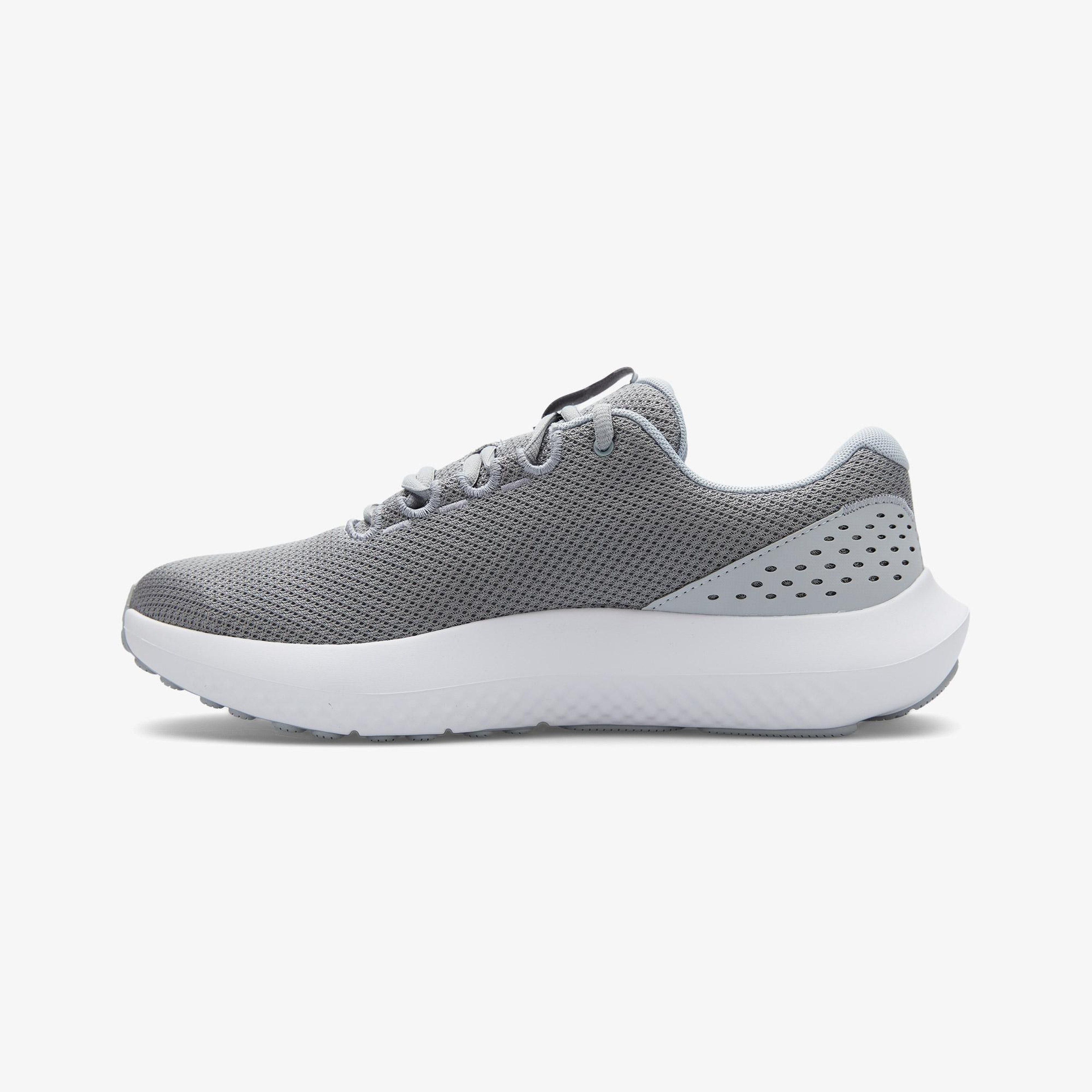 Under Armour Charged Surge 4 Erkek Gri Koşu Ayakkabısı