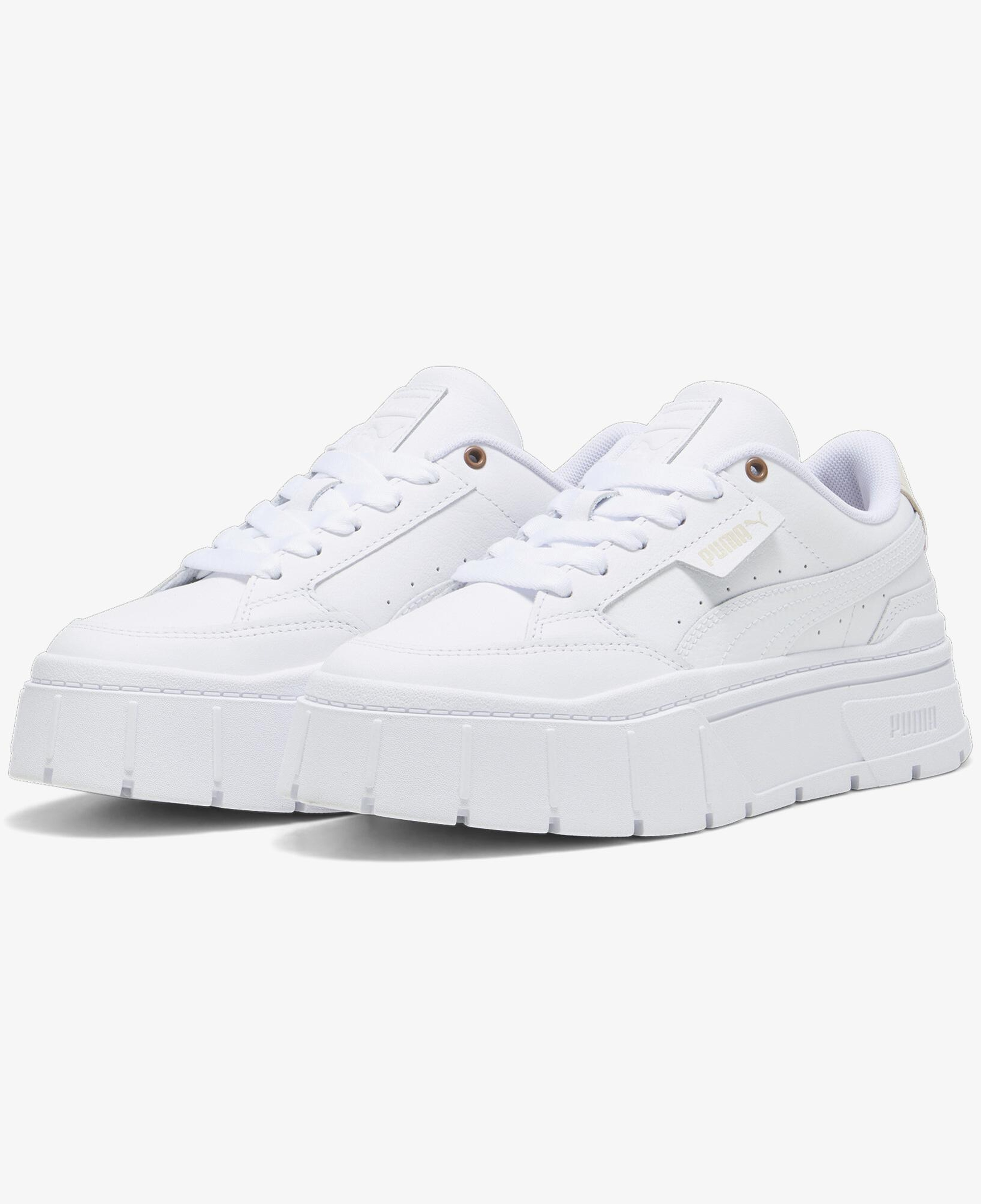 Puma Mayze Stack Soft Kadın Beyaz Spor Ayakkabı