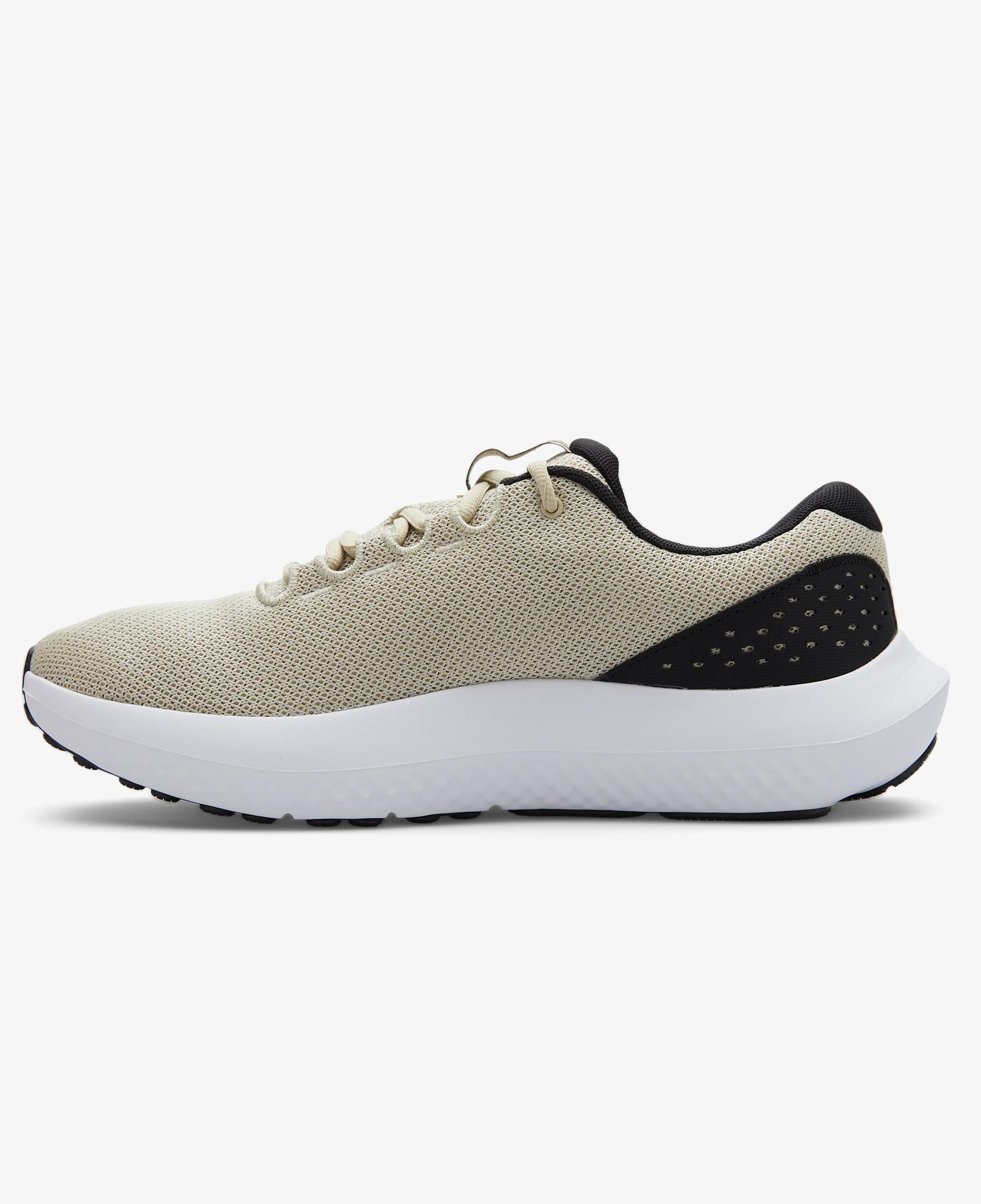 Under Armour Charged Surge 4 Erkek Bej Koşu Ayakkabısı