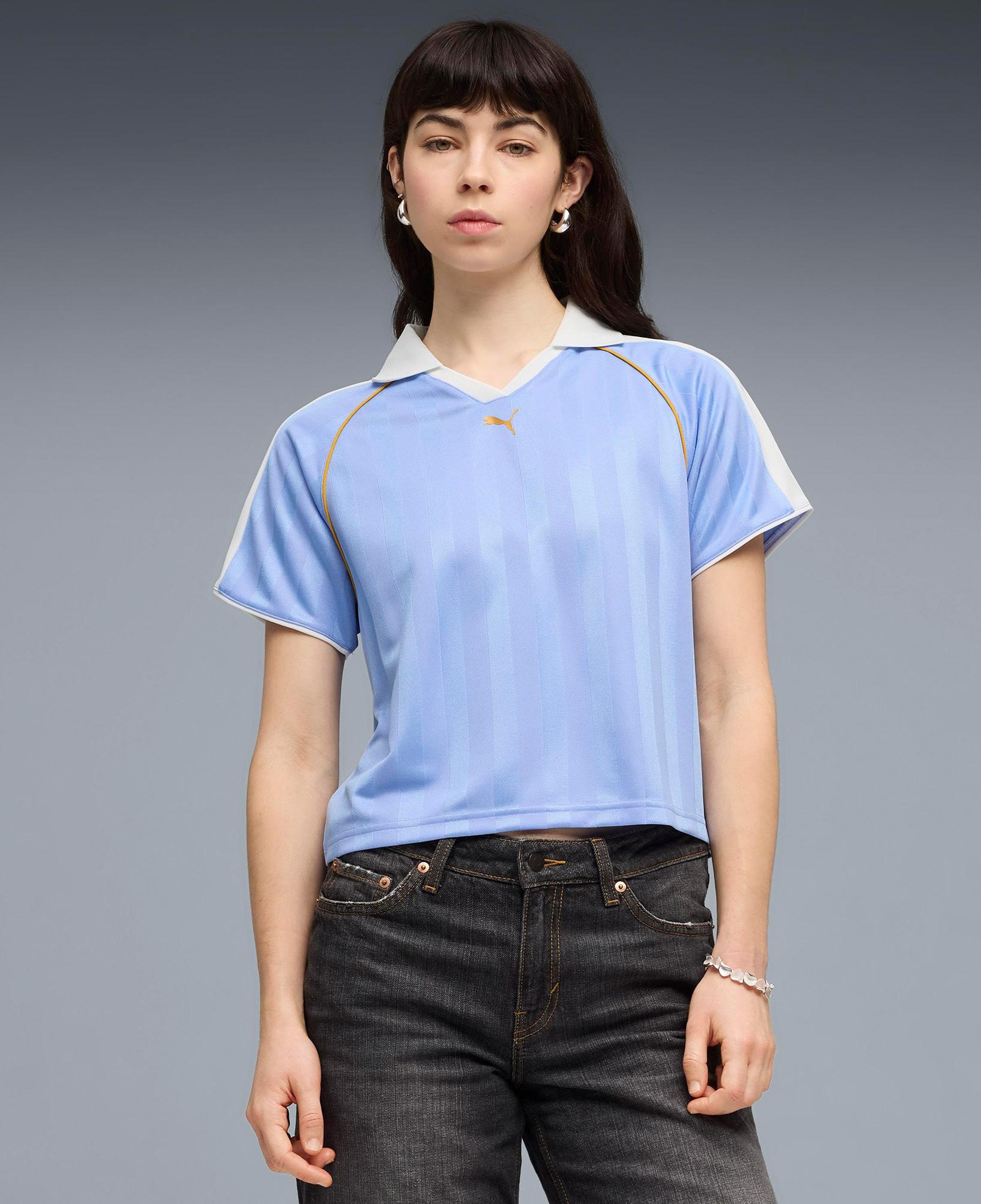 Puma T7 Relaxed Football Kadın Mor Forma