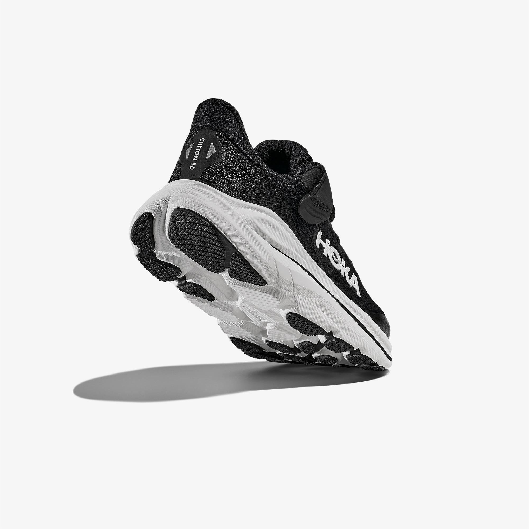 Hoka Clifton 10 Çocuk Siyah Koşu Ayakkabısı