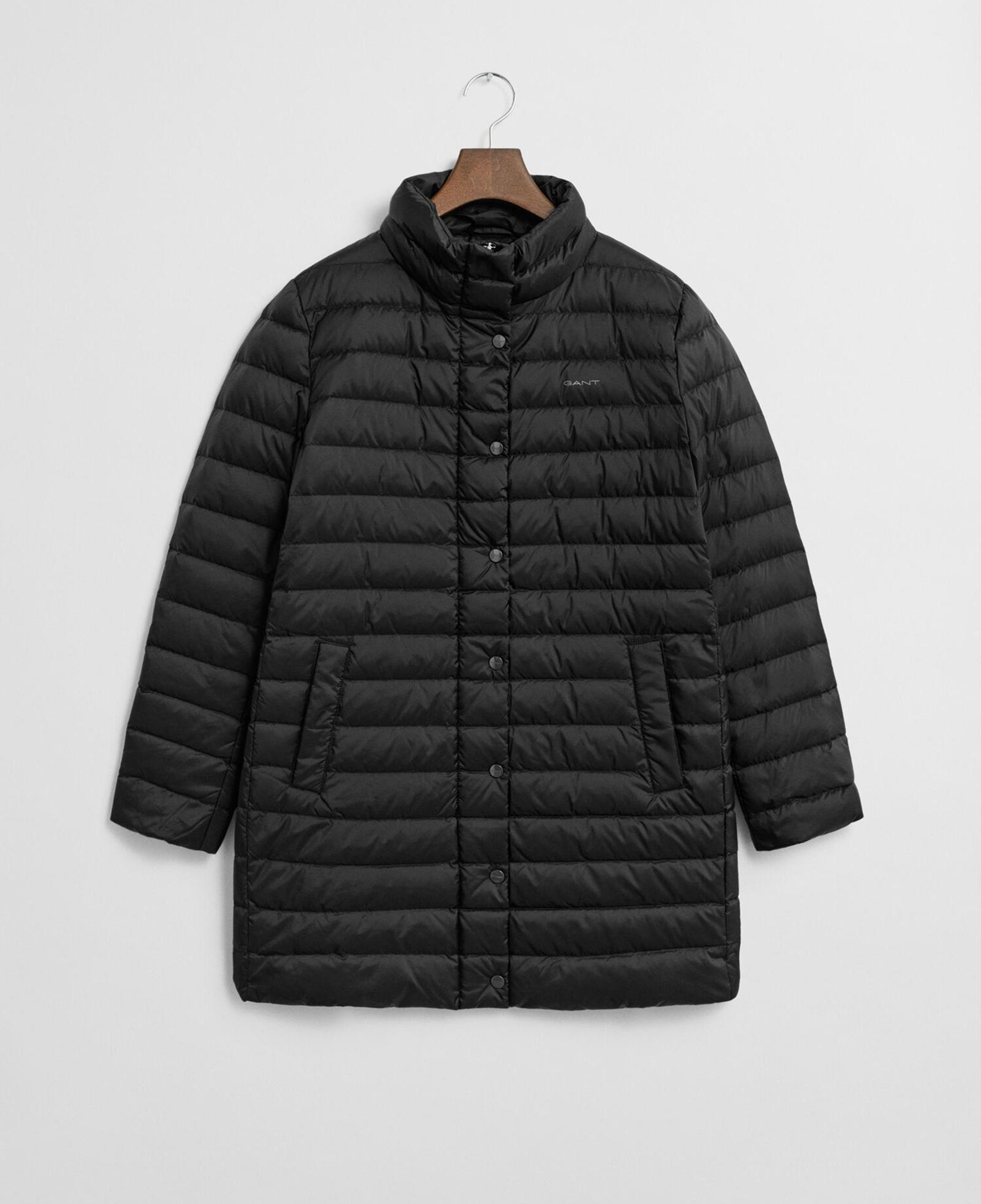 GANT Kadın Siyah Regular Fit Fermuarlı Mont