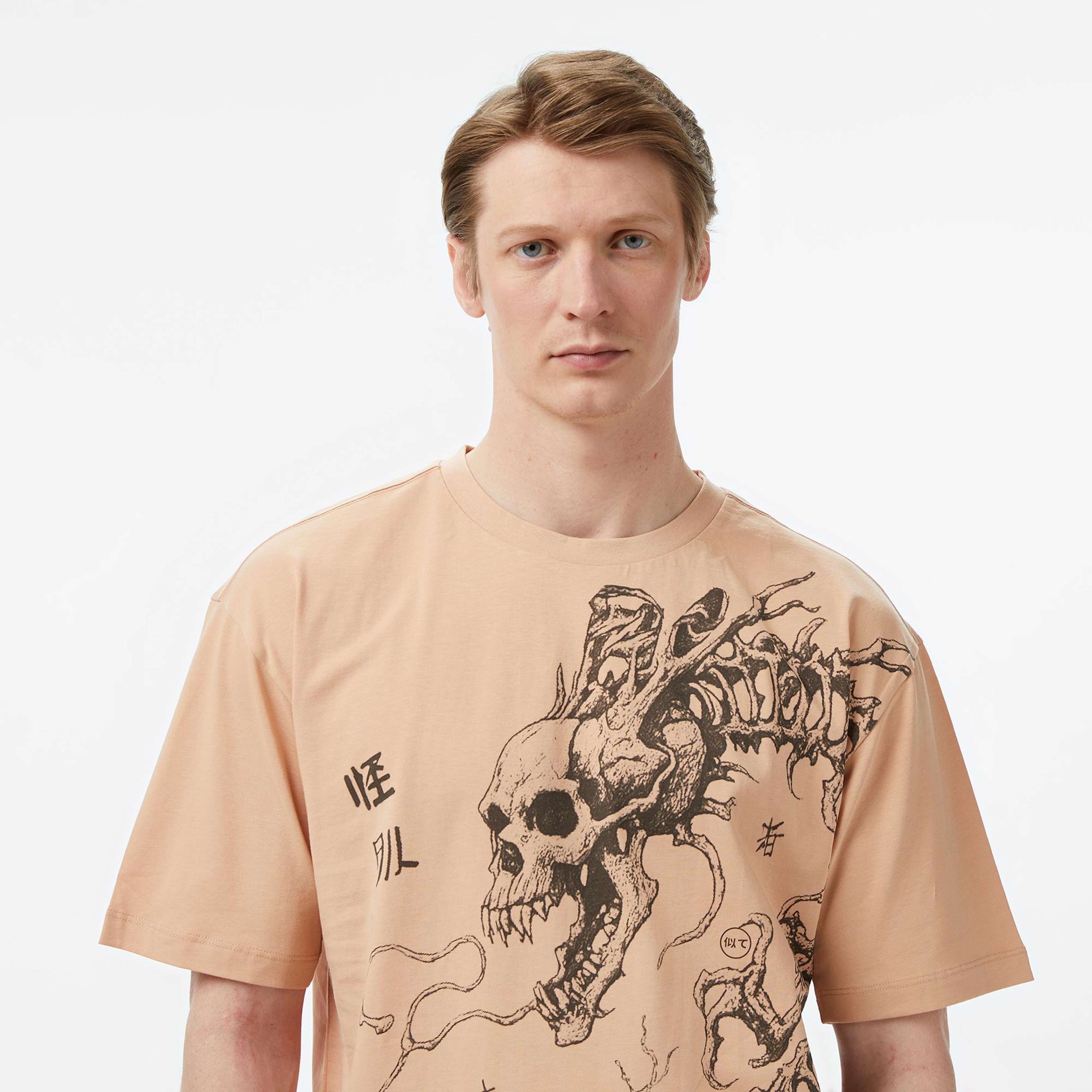 UNITED4 Regular Fit Erkek Mor T-Shirt