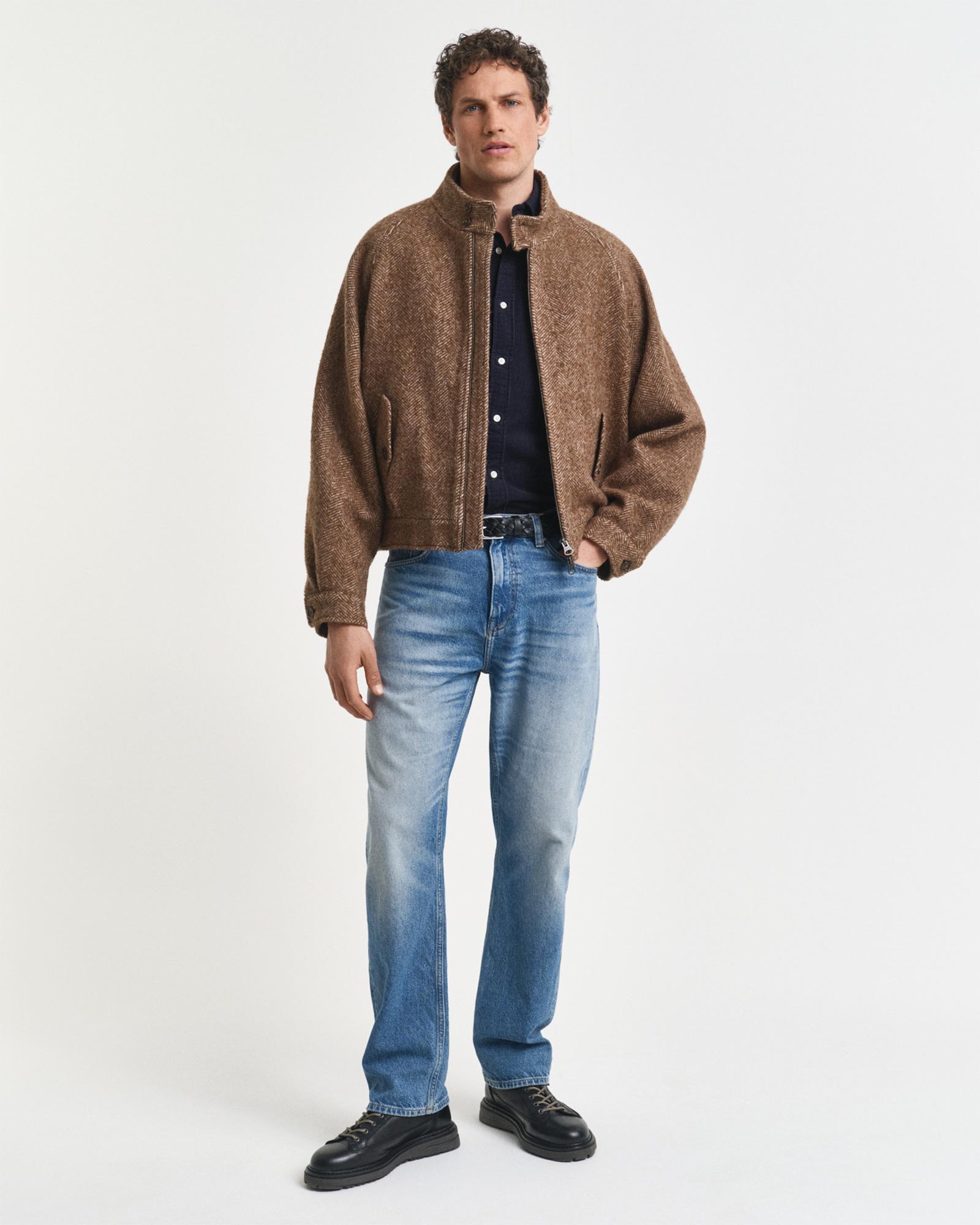 GANT Erkek Lacivert Regular Fit Düğmeli Gömlek