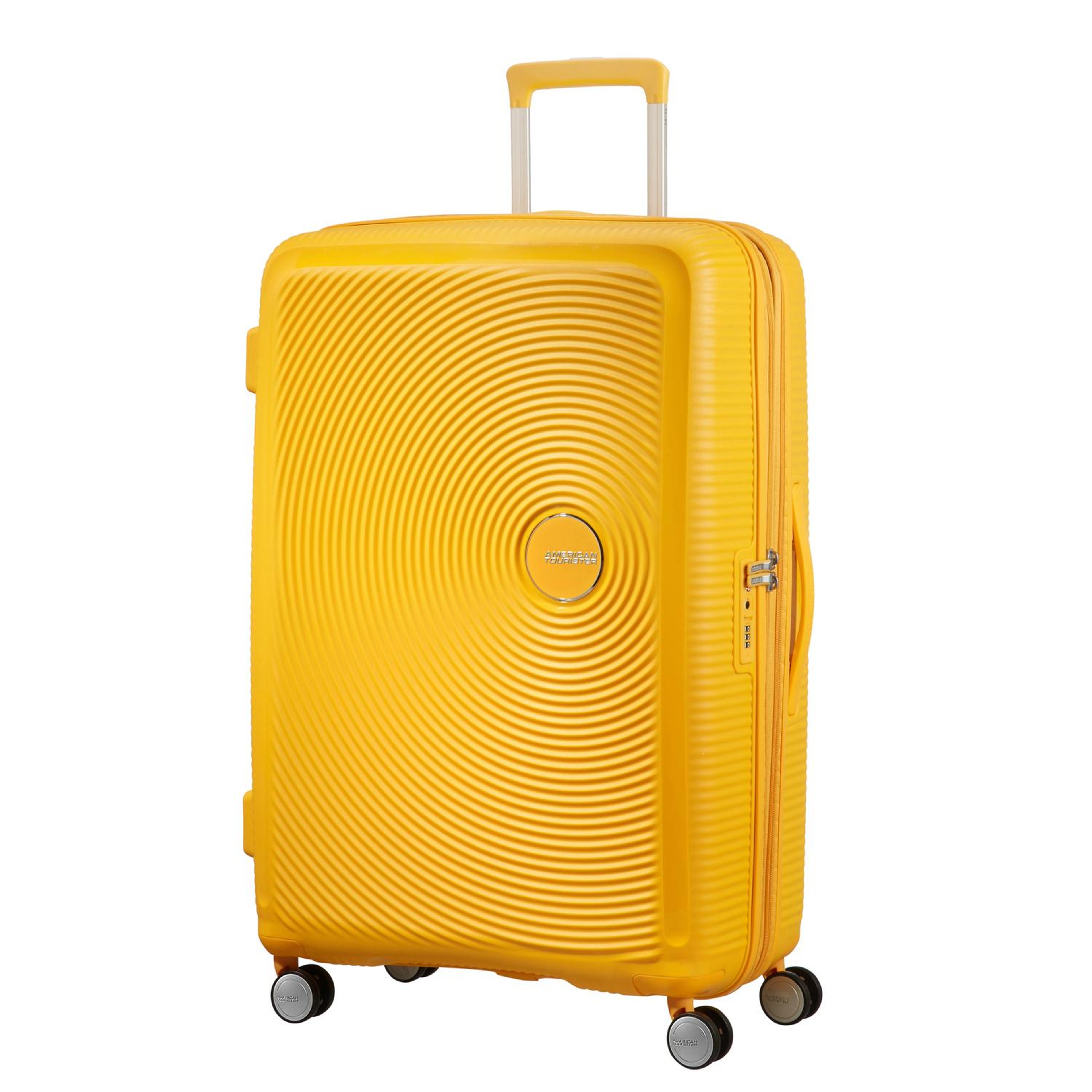 American Tourister Sarı Soundbox - Körüklü 77 cm Büyük Sert Valiz