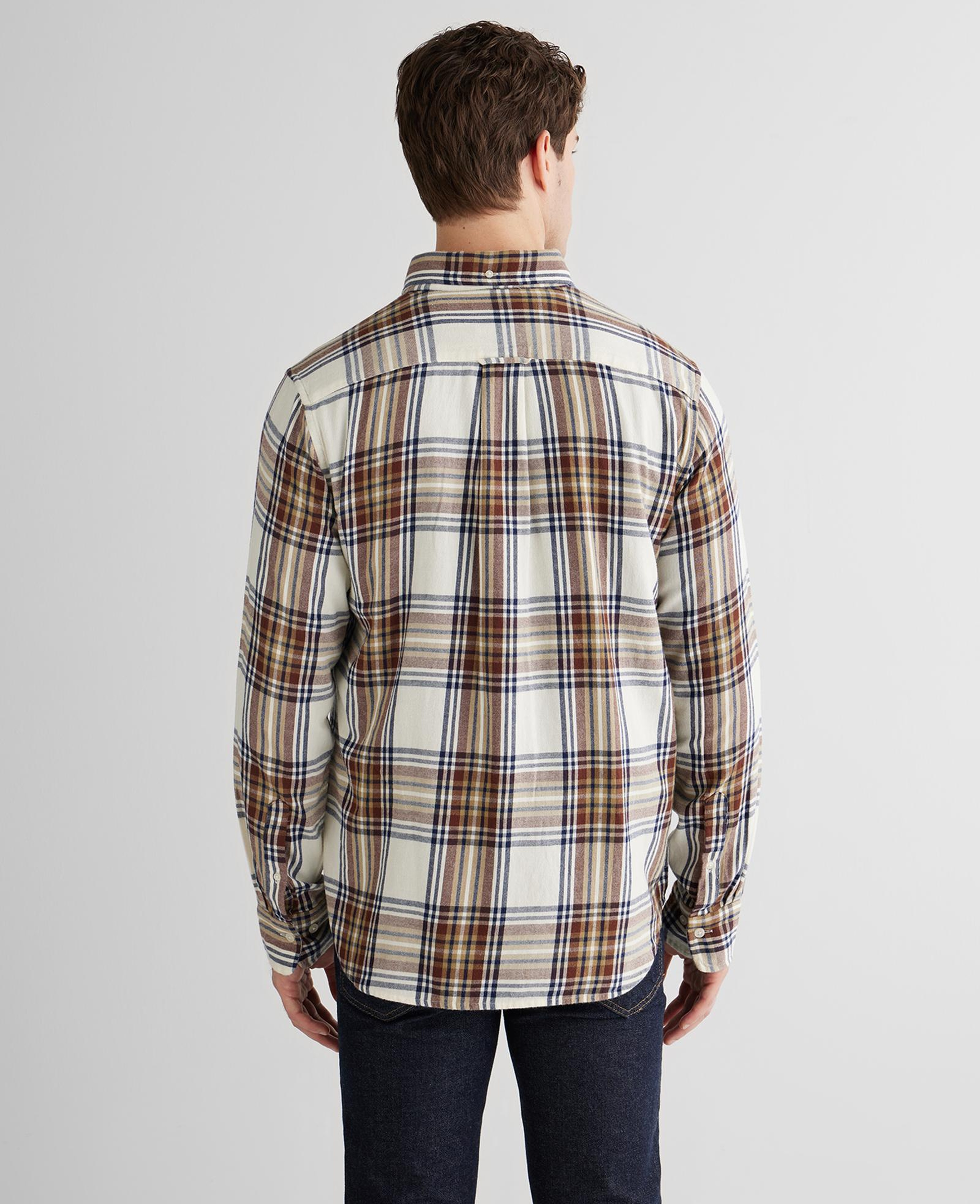 GANT Erkek Krem Regular Fit Düğmeli Gömlek