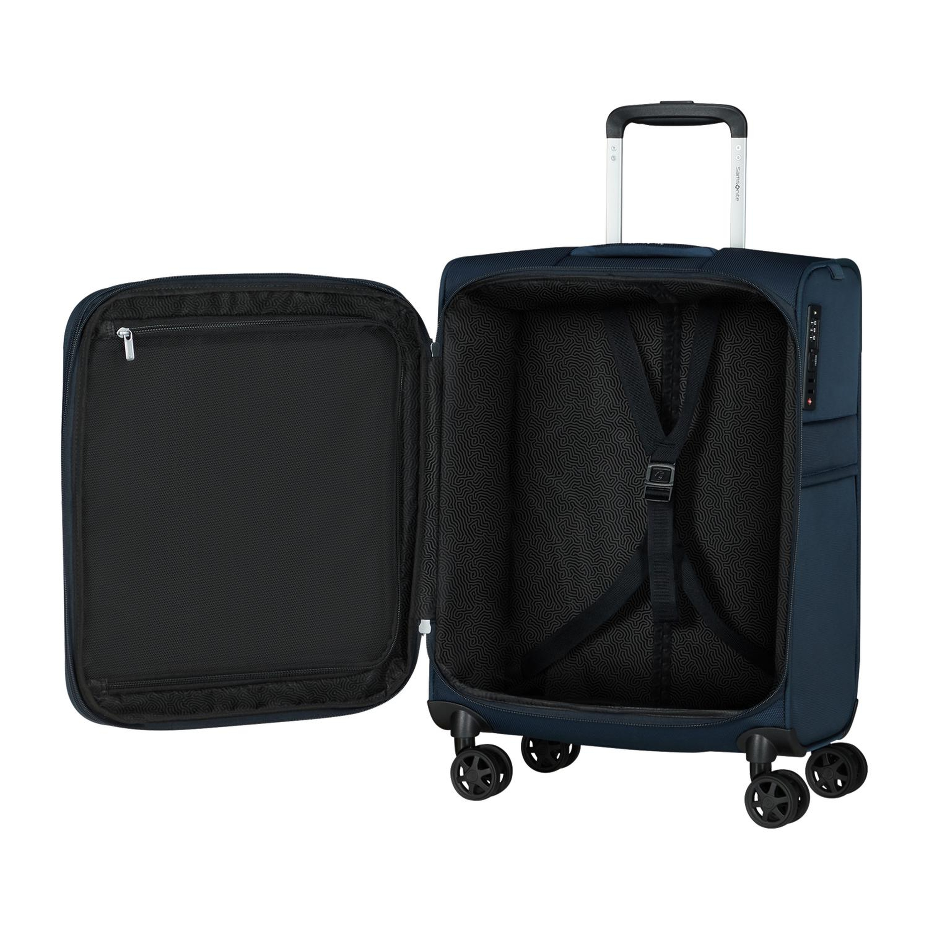 Samsonite Lacivert Urbify Spinner - Körüklü Orta Boy Valiz
