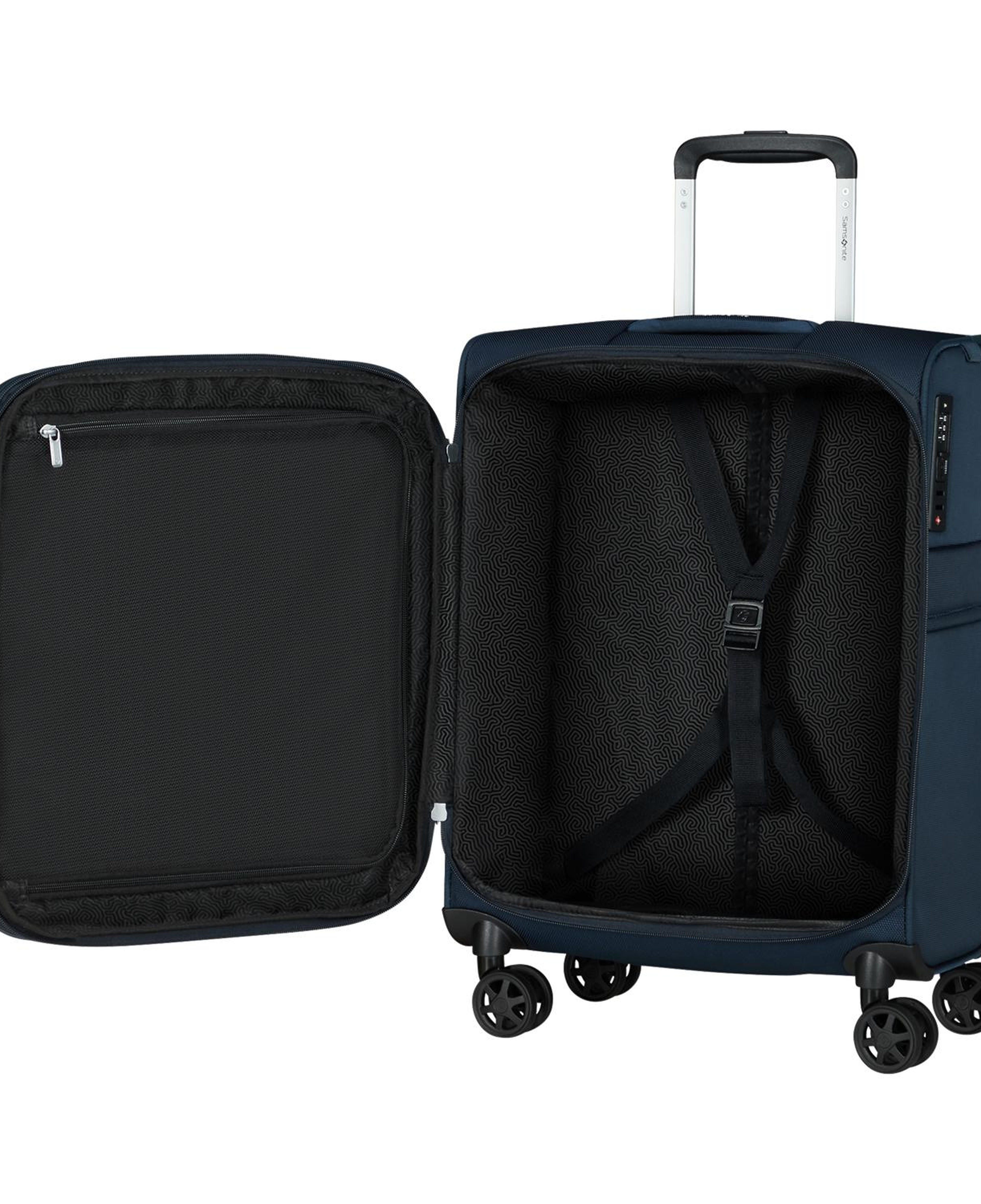 Samsonite Lacivert Urbify Spinner - Körüklü Orta Boy Valiz