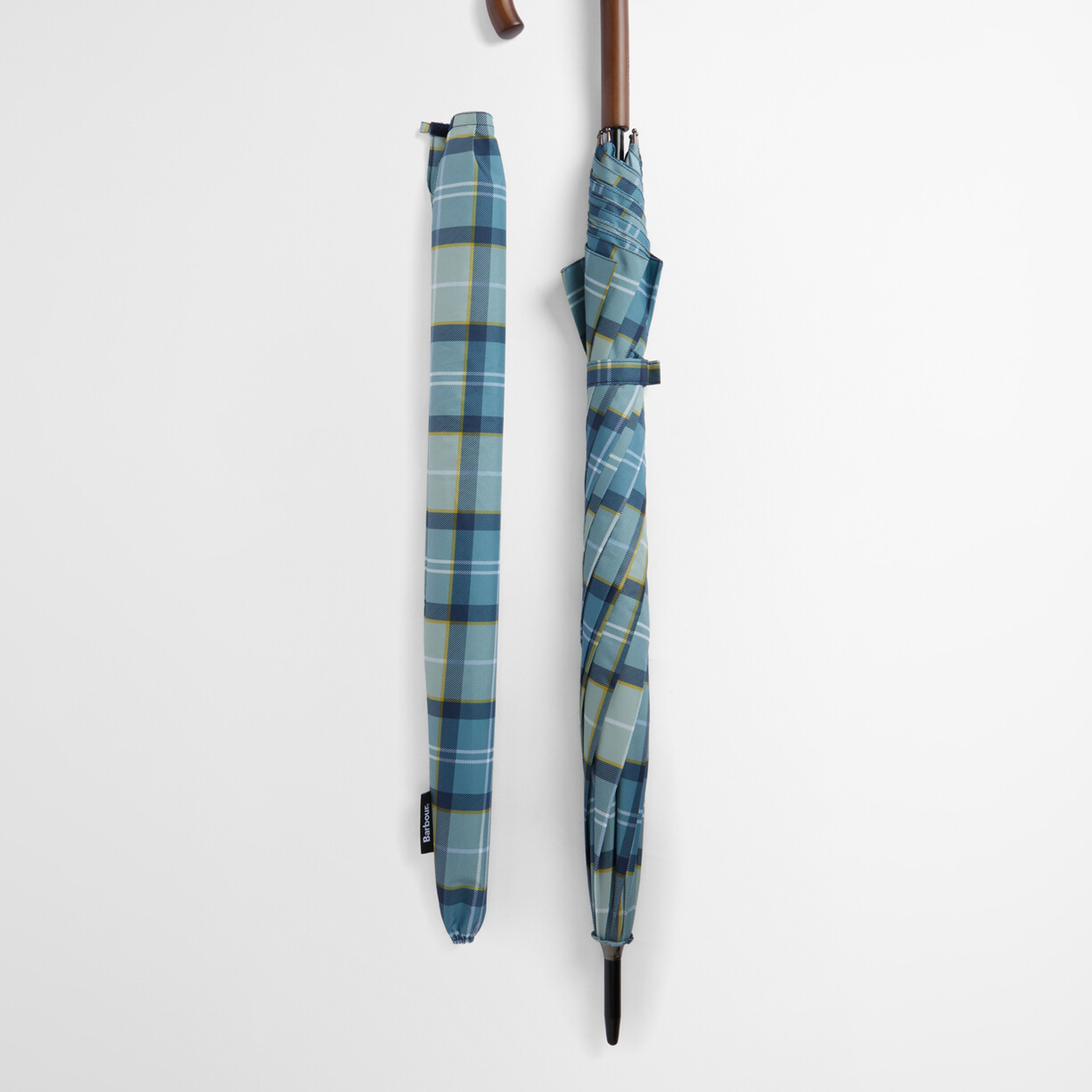 Barbour Tartan Baston Boy Şemsiye