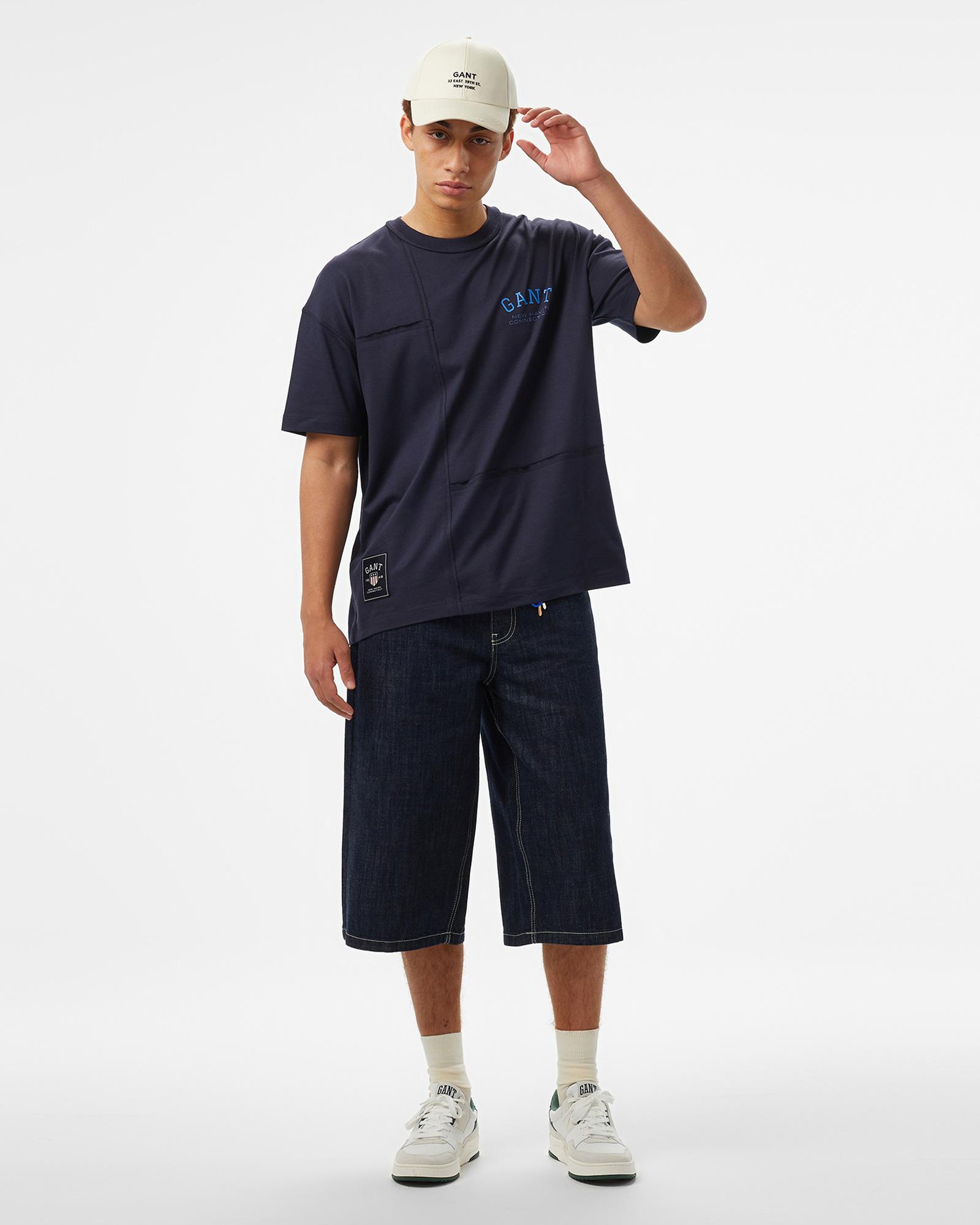 GANT Erkek Lacivert T-Shirt