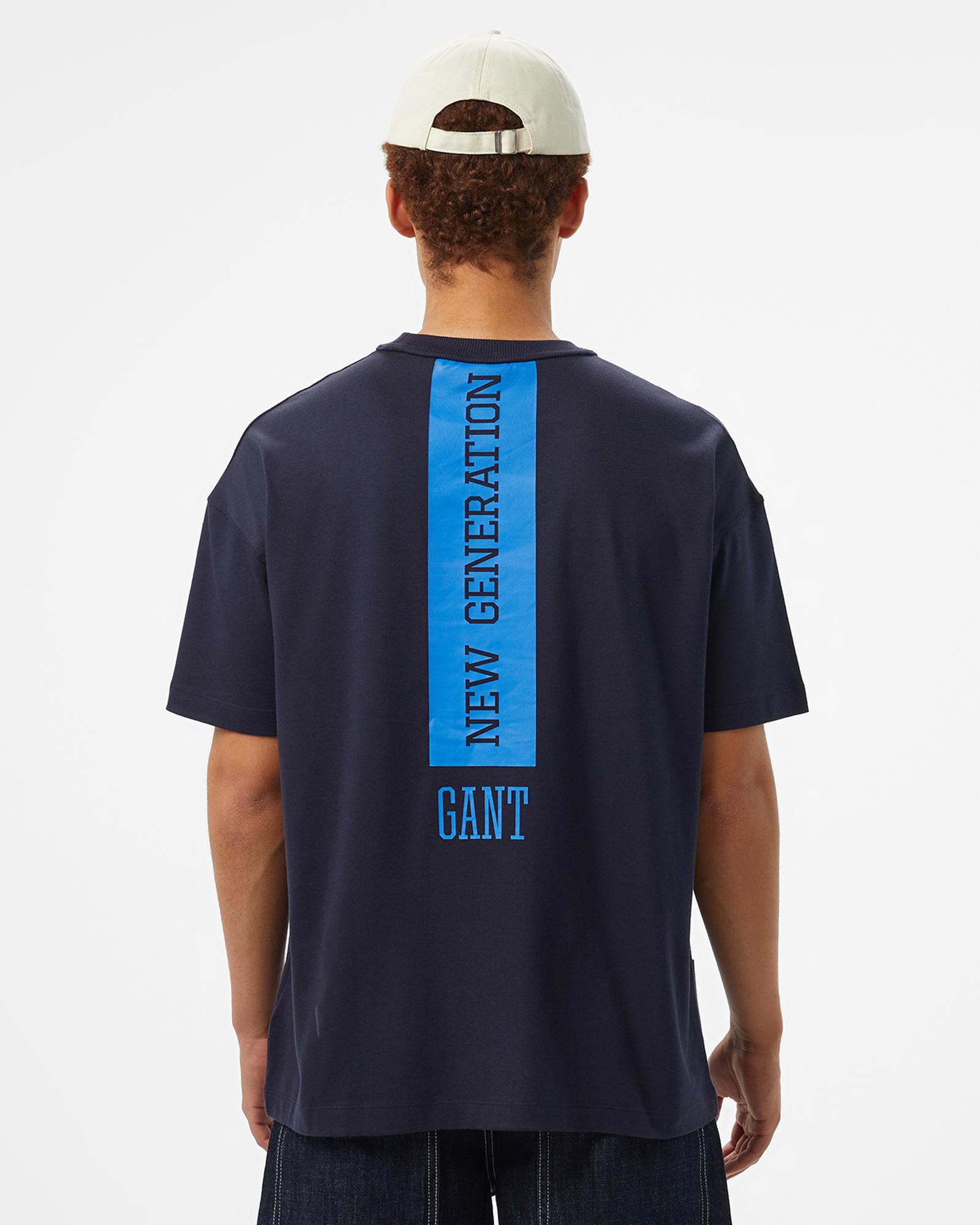 GANT Erkek Lacivert T-Shirt