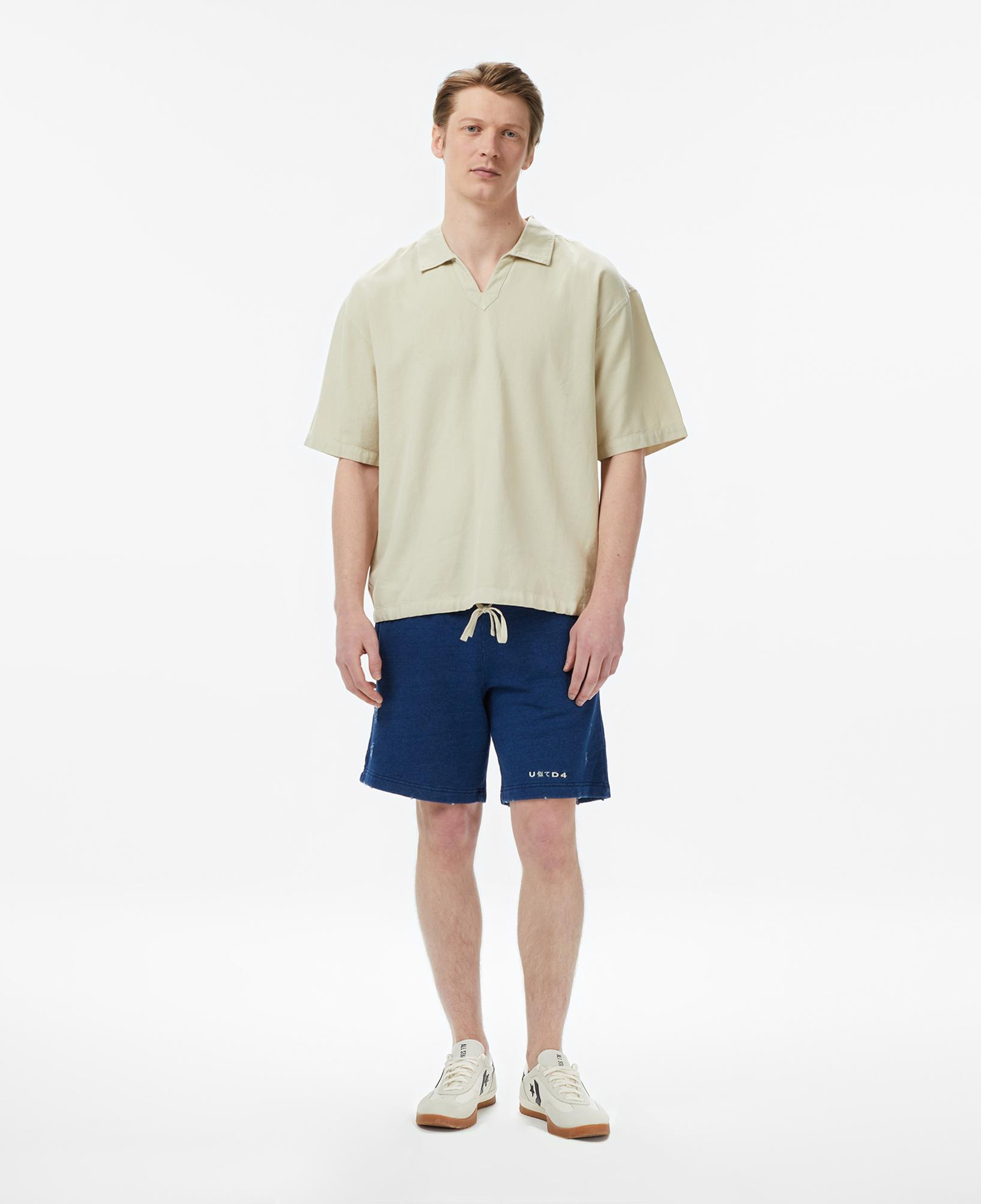 UNITED4 Oversize Fit Erkek Krem Polo