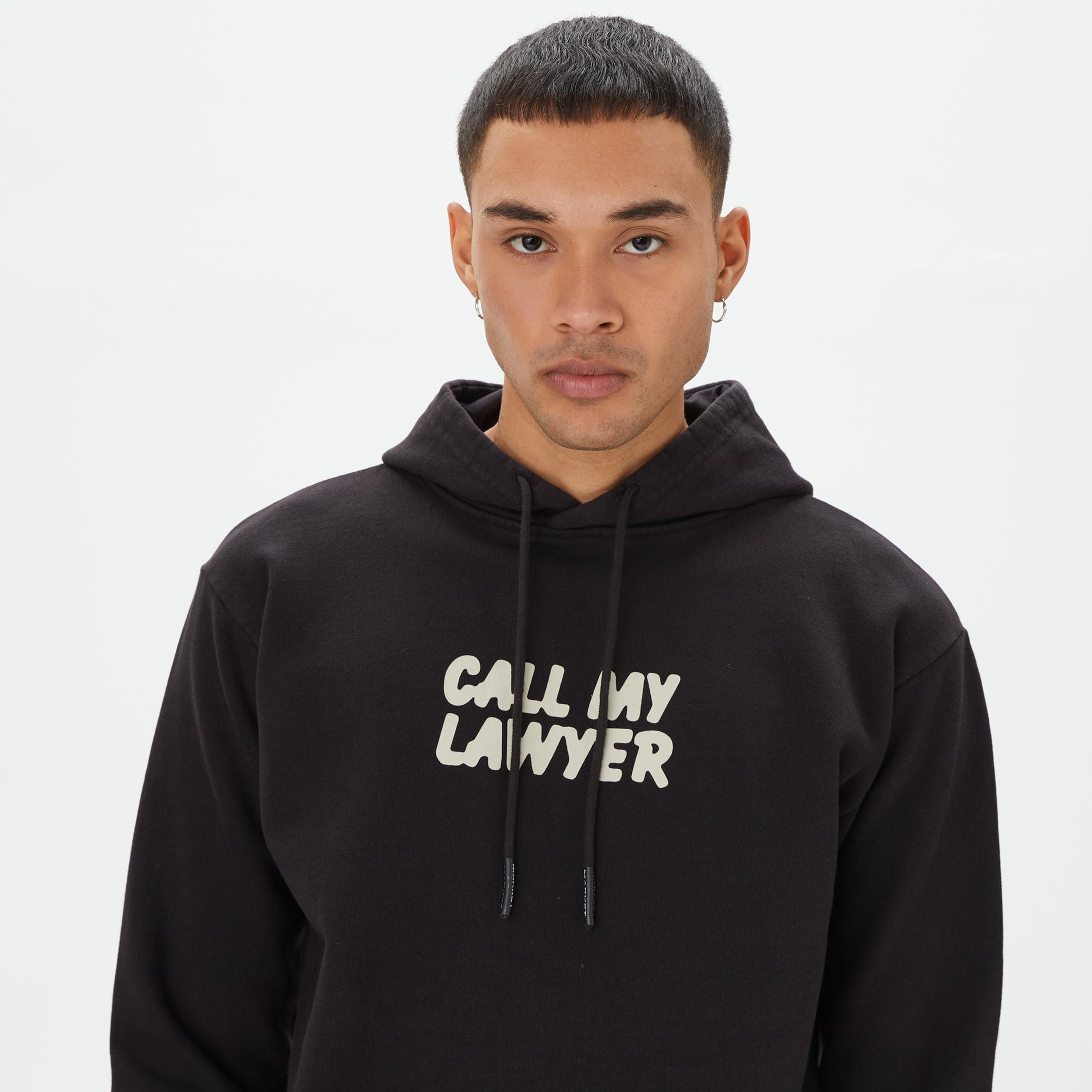 Market Not Guilty Pullover Erkek Siyah Hoodie