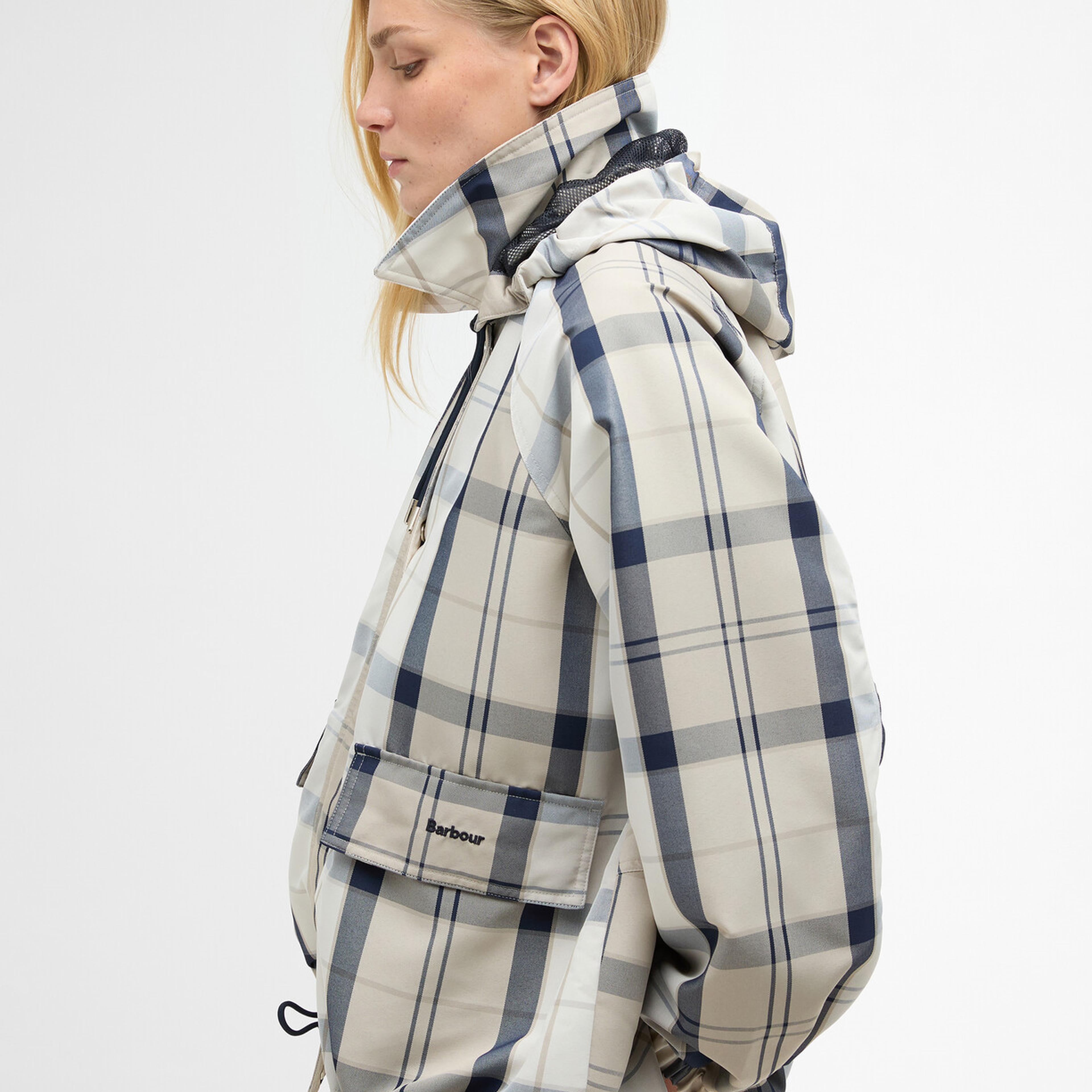 Barbour Ballina Check Showerproof Ceket