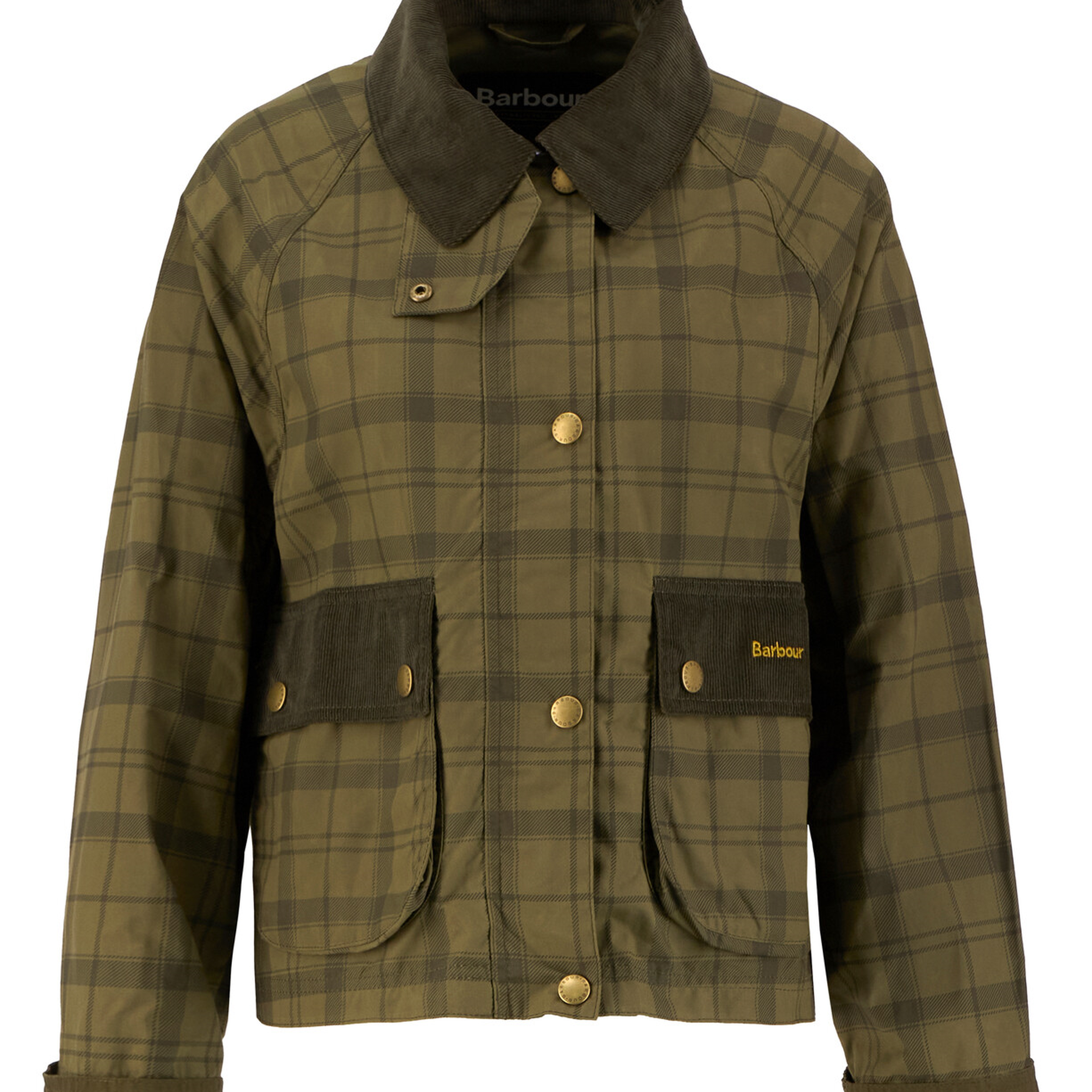 Barbour Tartan Cropped Beadnell Casual Ceket