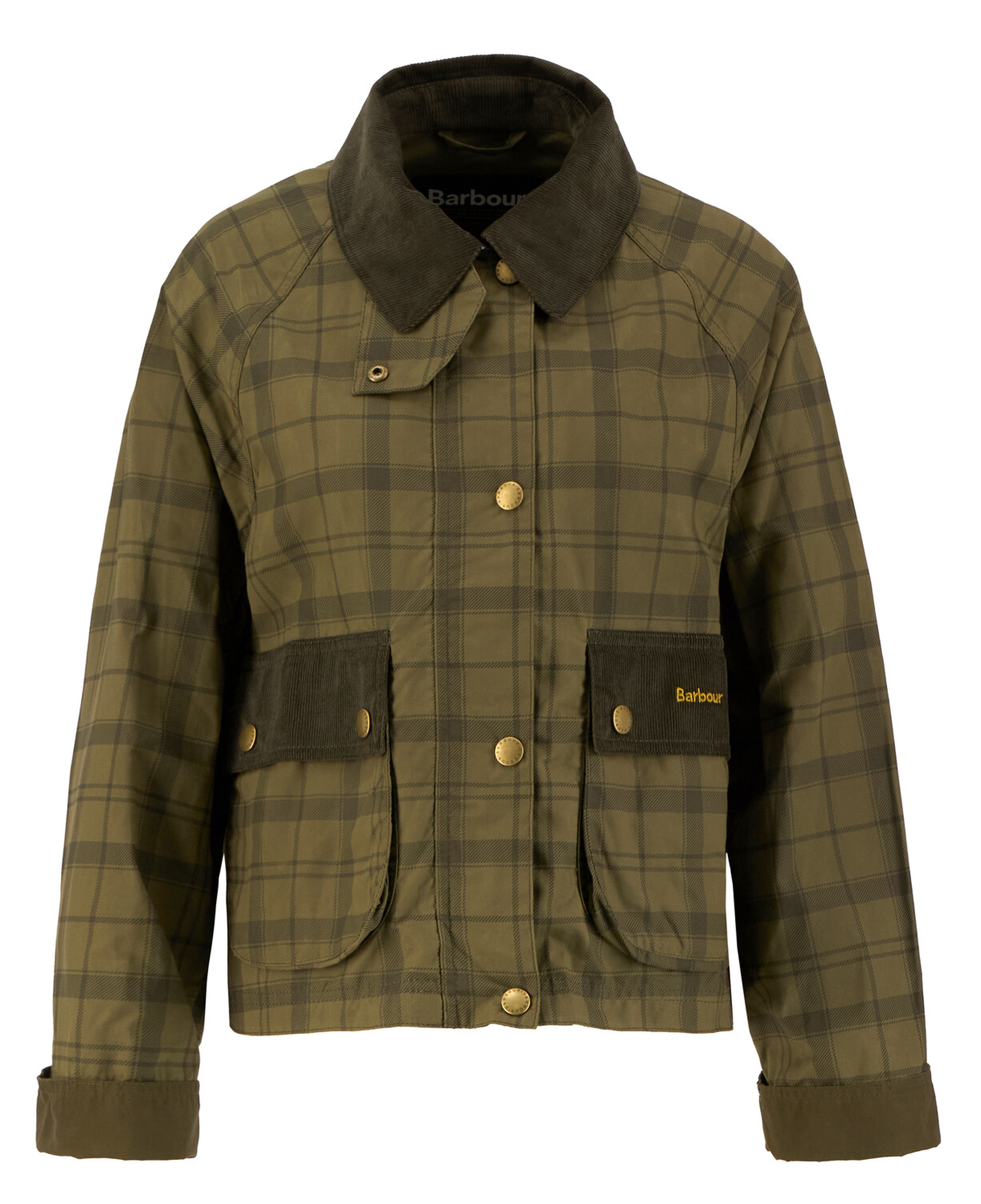 Barbour Tartan Cropped Beadnell Casual Ceket