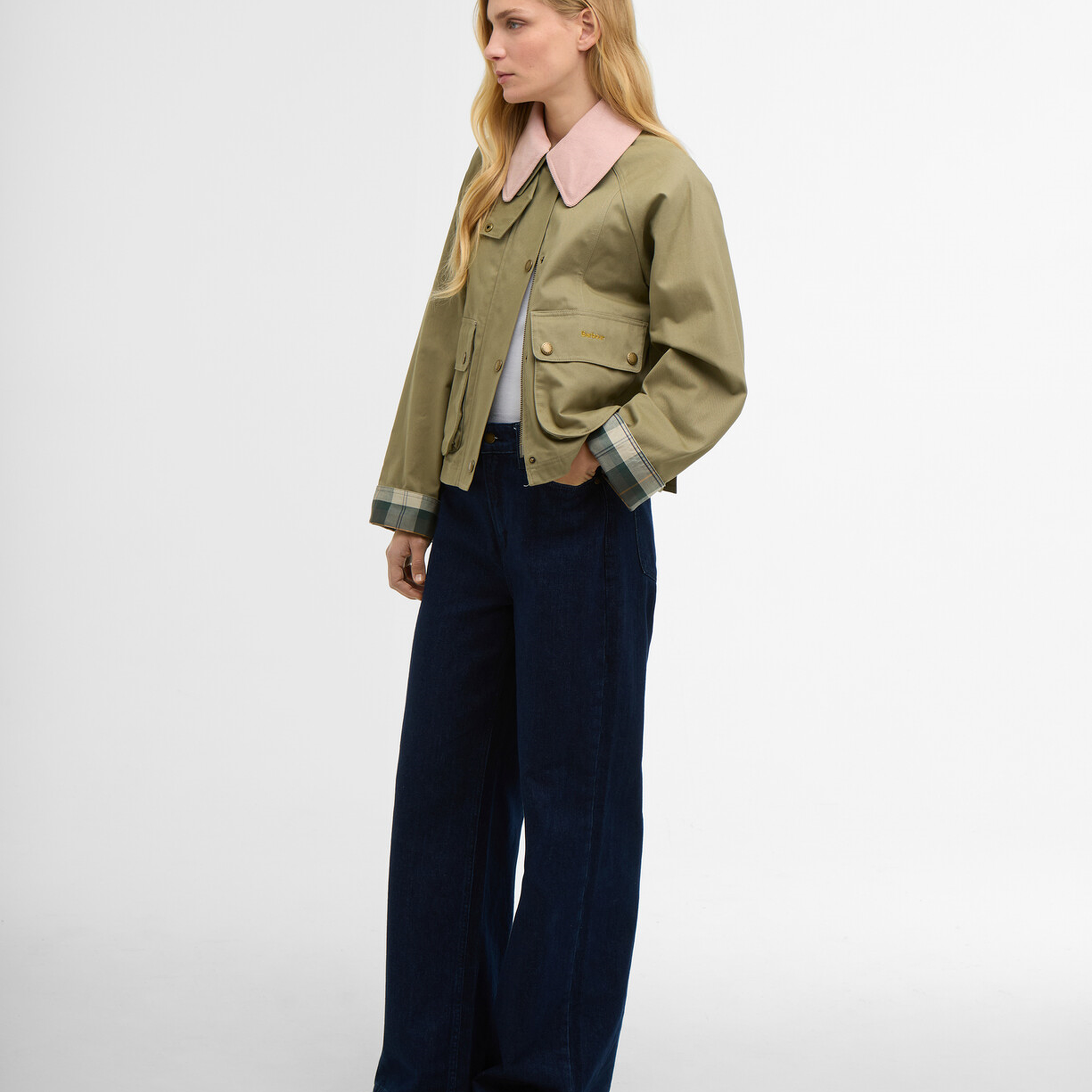 Barbour Cropped Beadnell Casual Ceket