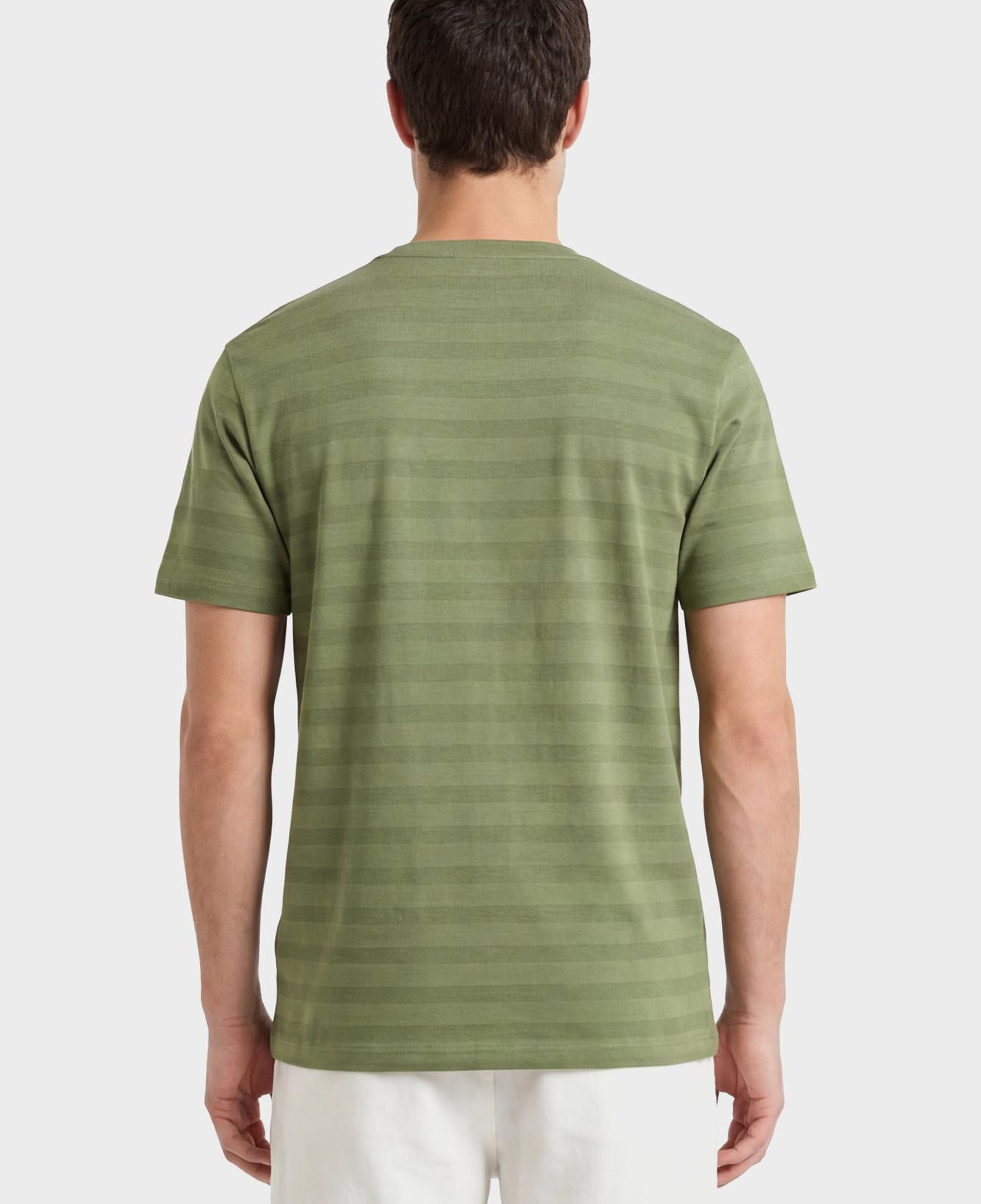 GANT Erkek Yeşil Bisiklet Yaka Regular Fit T-Shirt