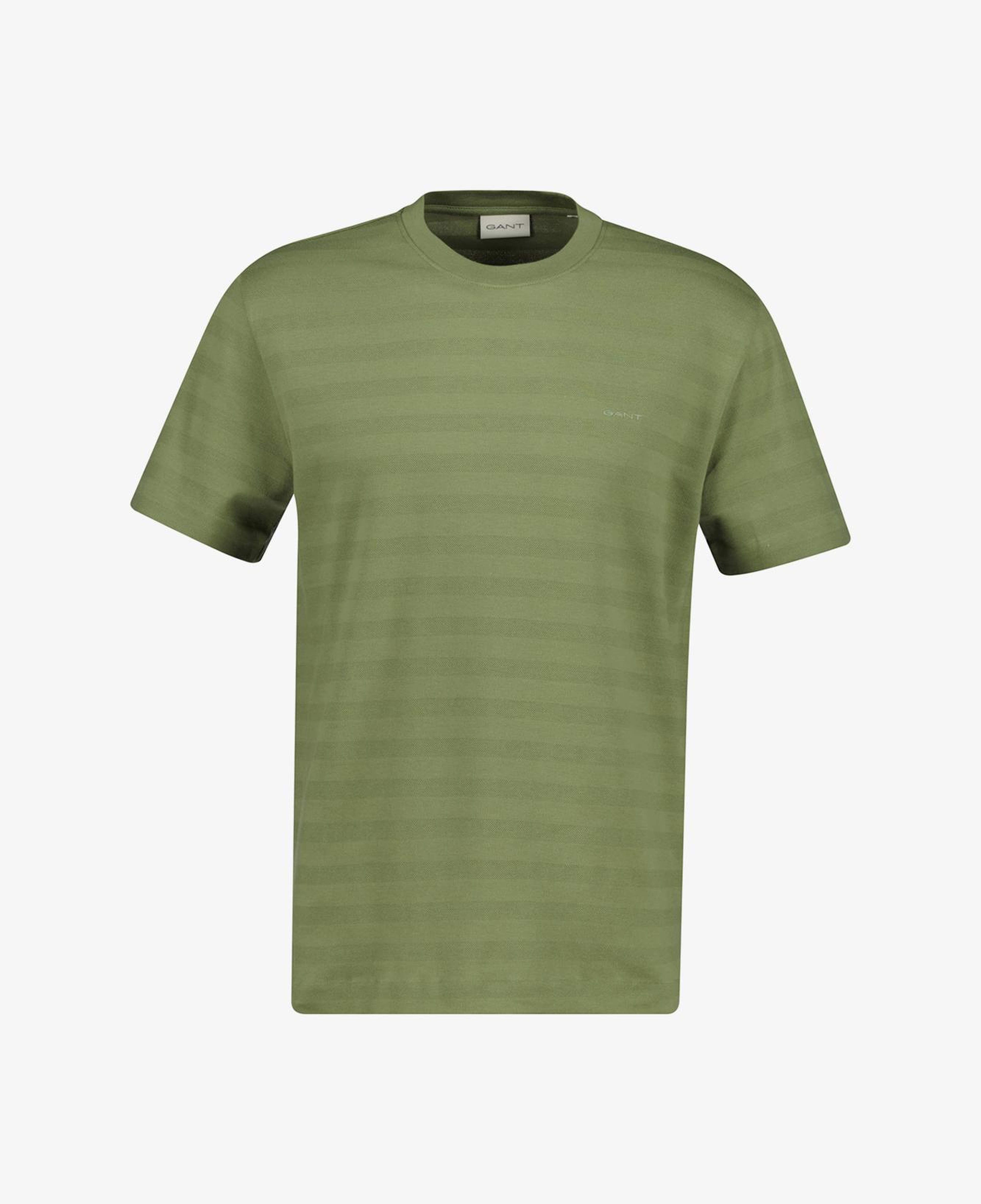 GANT Erkek Yeşil Bisiklet Yaka Regular Fit T-Shirt