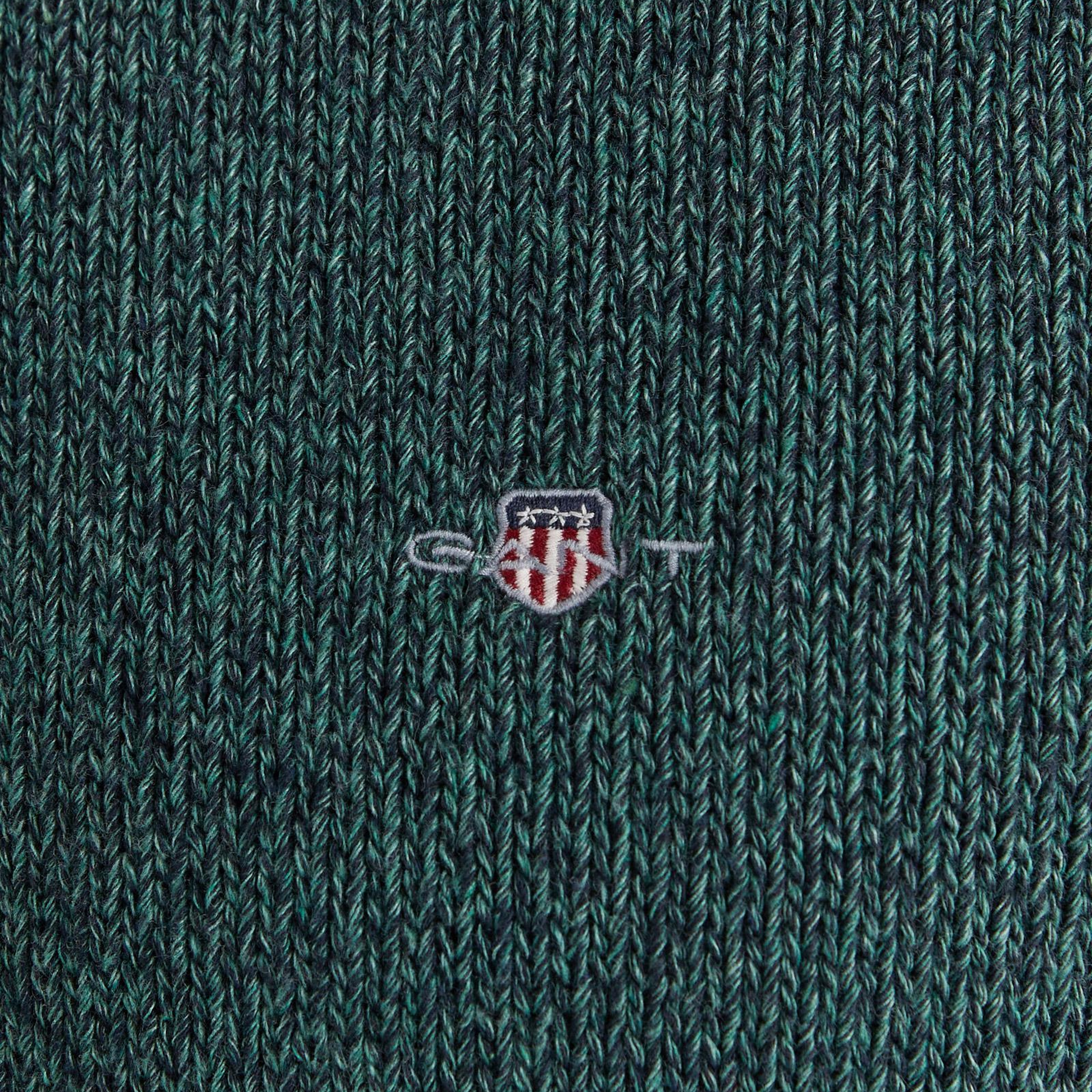 GANT Erkek Yeşil Relaxed Fit Bisiklet Yaka Triko