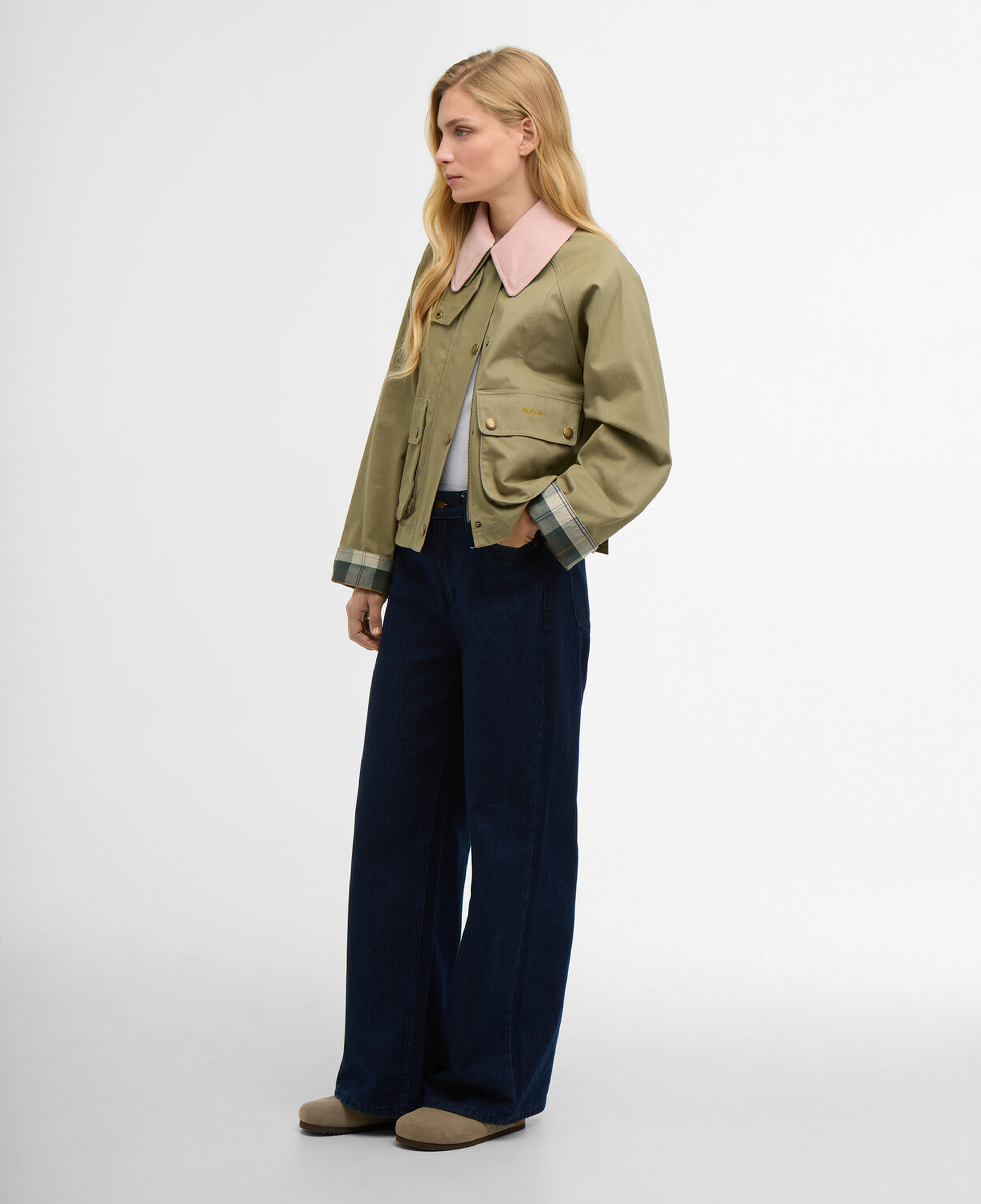 Barbour Cropped Beadnell Casual Ceket