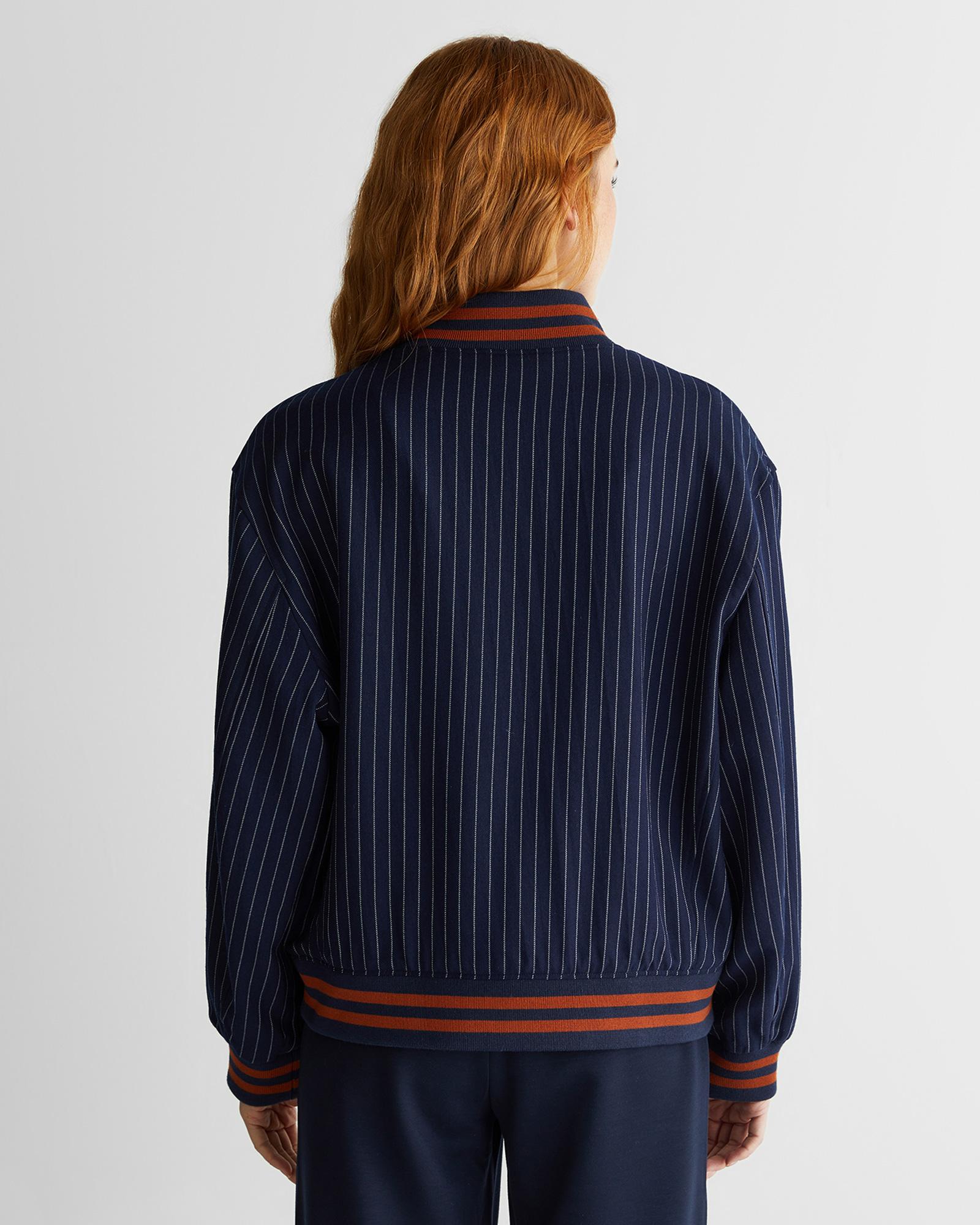 GANT Kadın Lacivert Standart Fit Mont