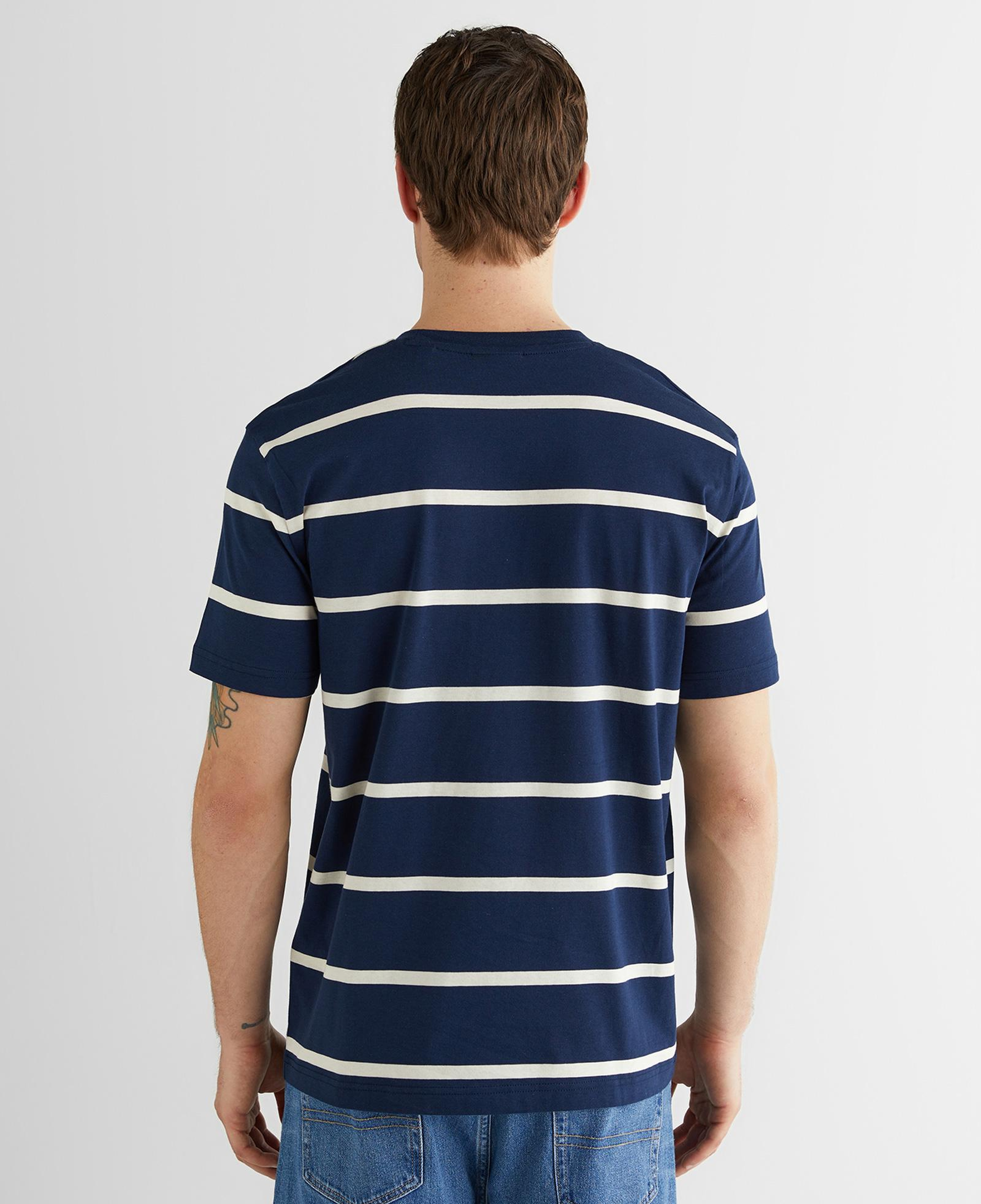 GANT Erkek Lacivert Renk Bloklu Kısa Kollu Logolu T-Shirt