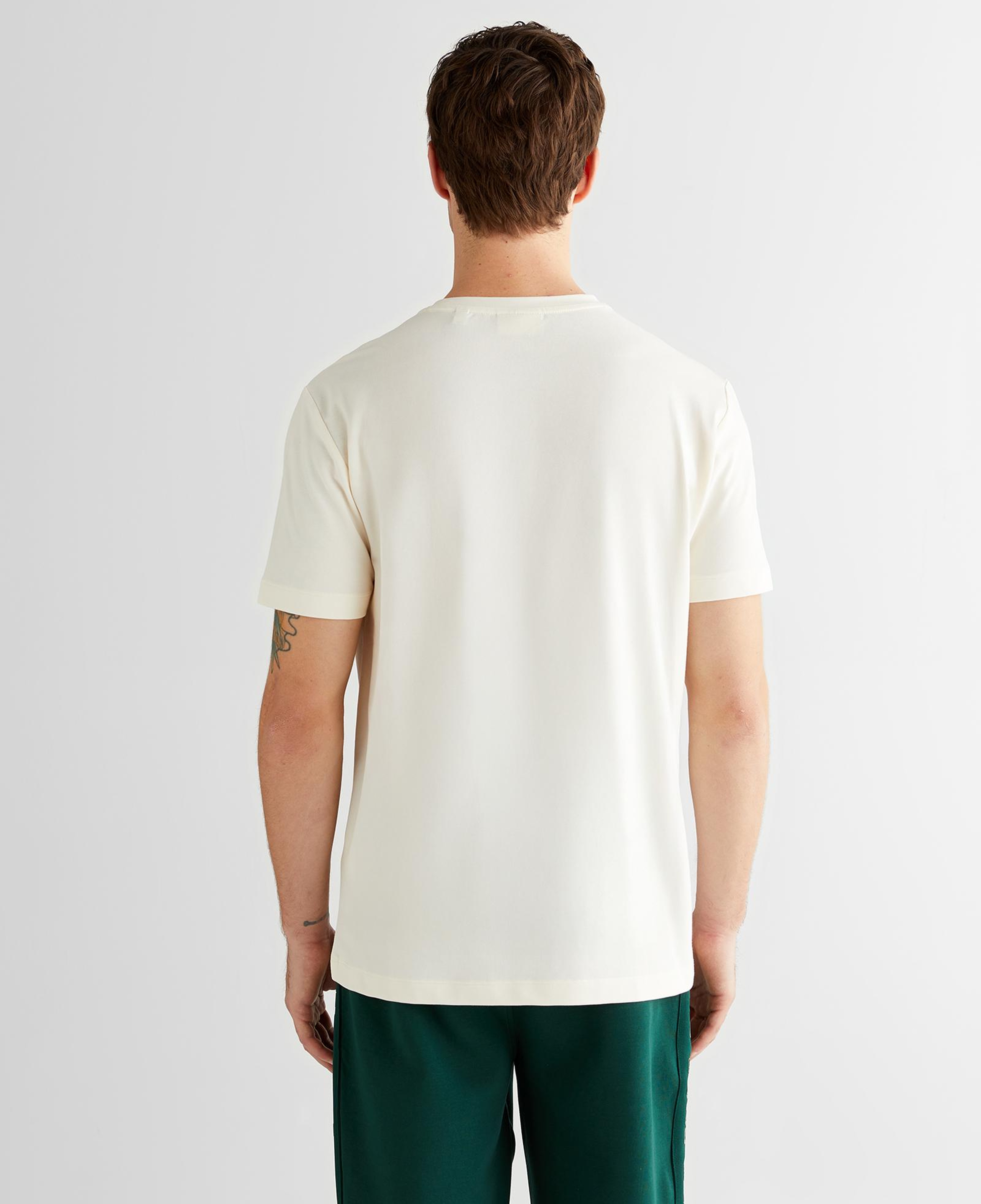 GANT Erkek Krem Regular Fit Bisiklet Yaka T-Shirt