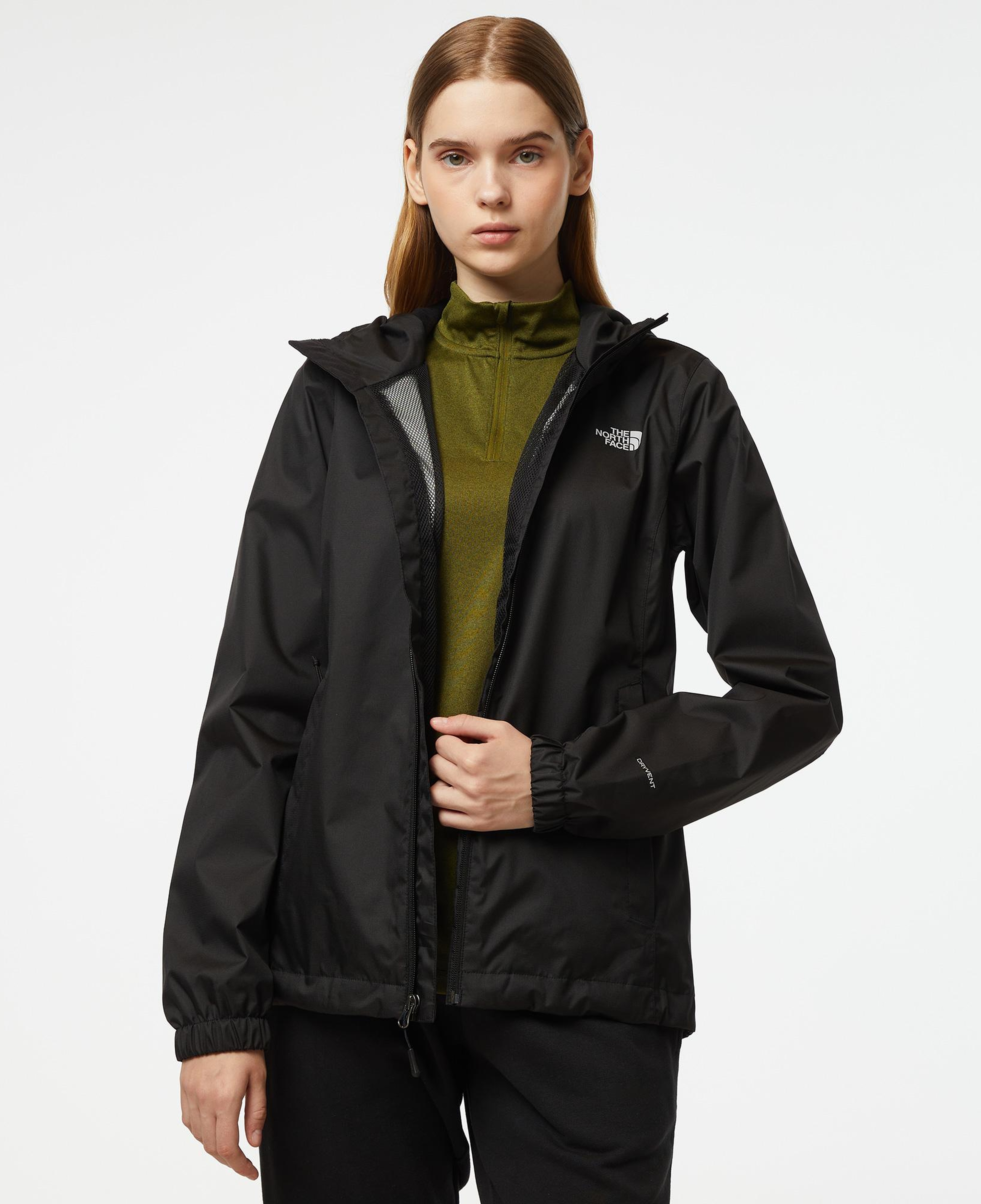 The North Face Kadın Quest Siyah Kapüşonlu Mont