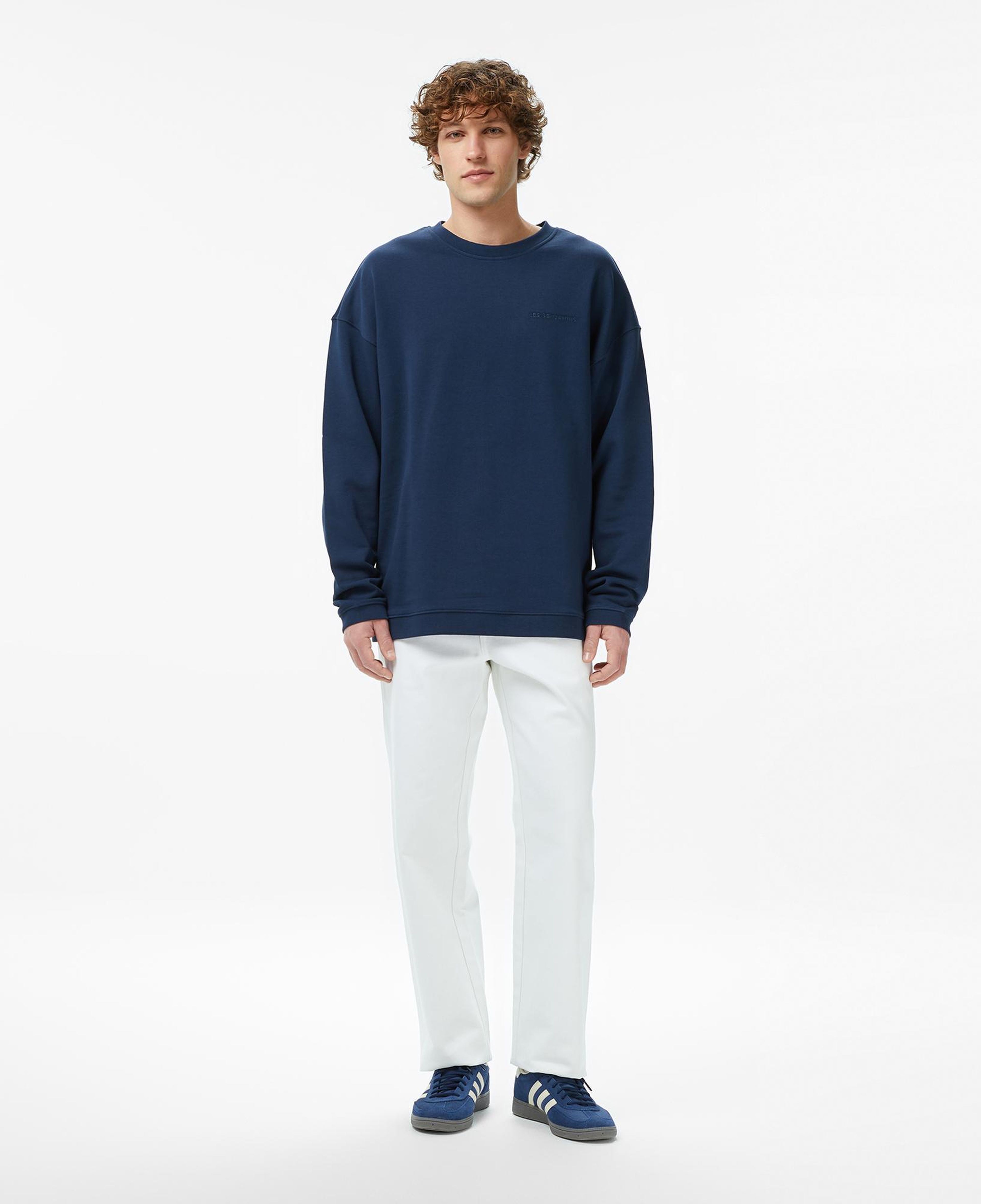 Les Benjamins Essentials 309 Erkek lacivert Sweatshirt