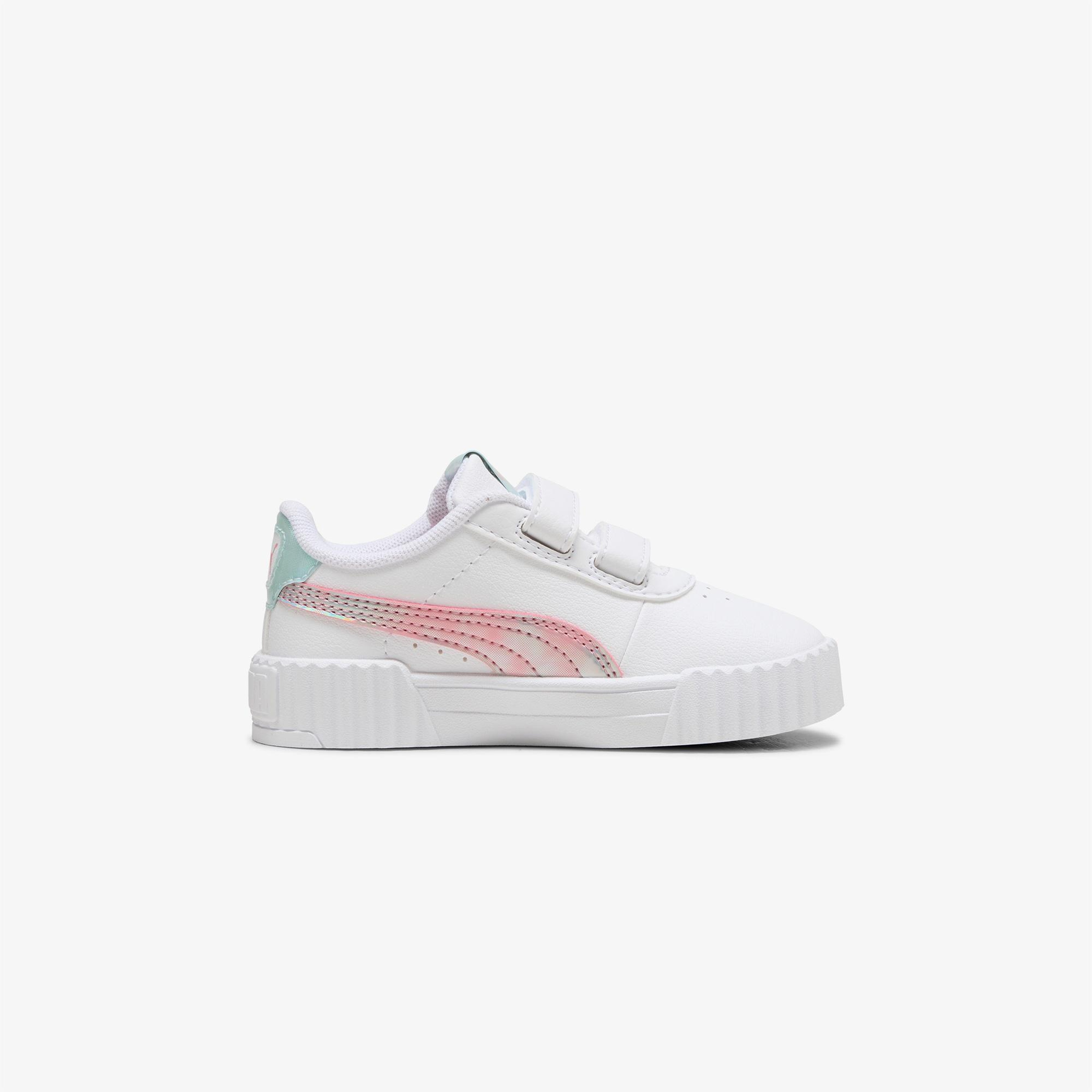 Puma Carina 3.0 Space Belle Bebek Pembe Beyaz Spor Ayakkabı
