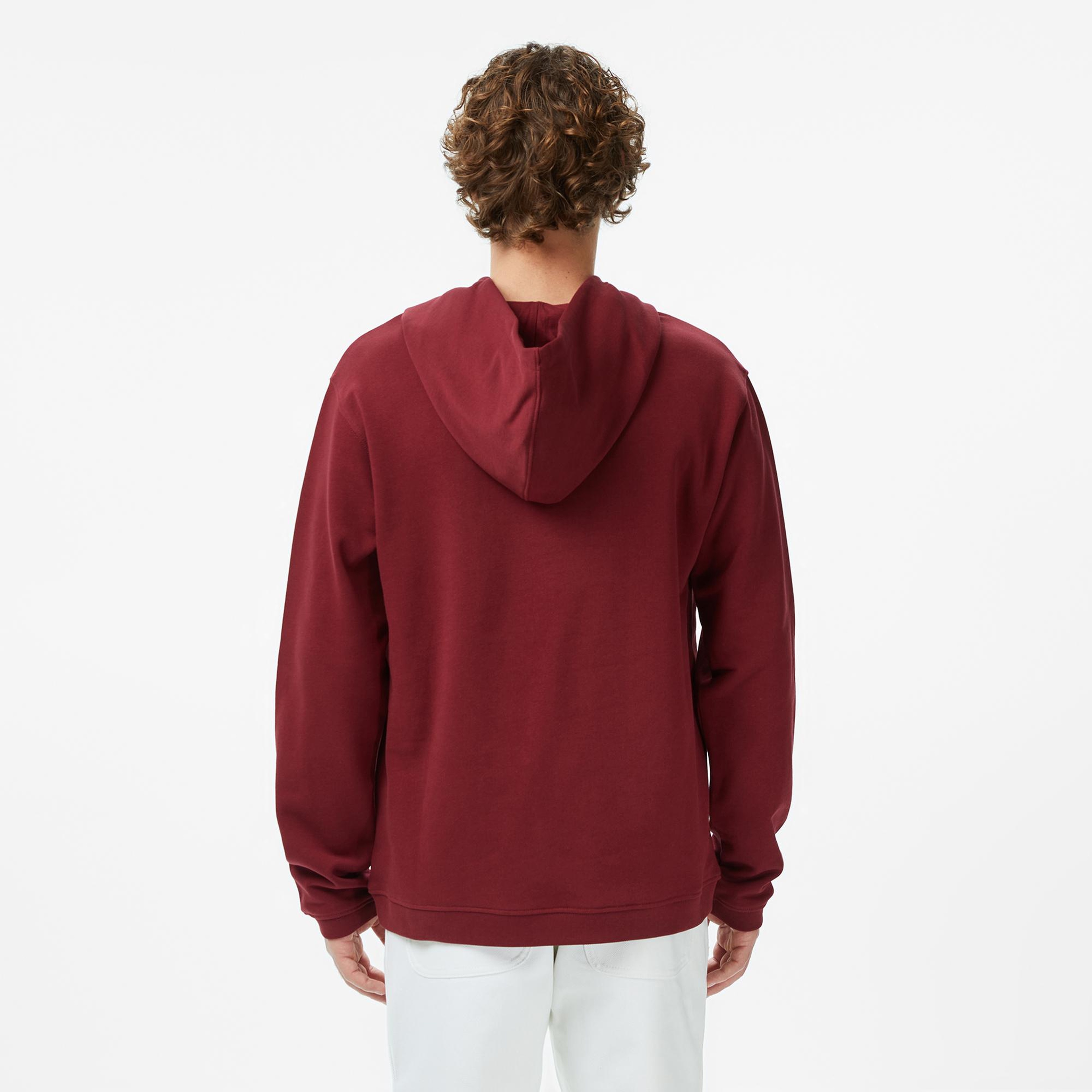 Les Benjamins Essentials 302 Erkek Bordo Sweatshirt