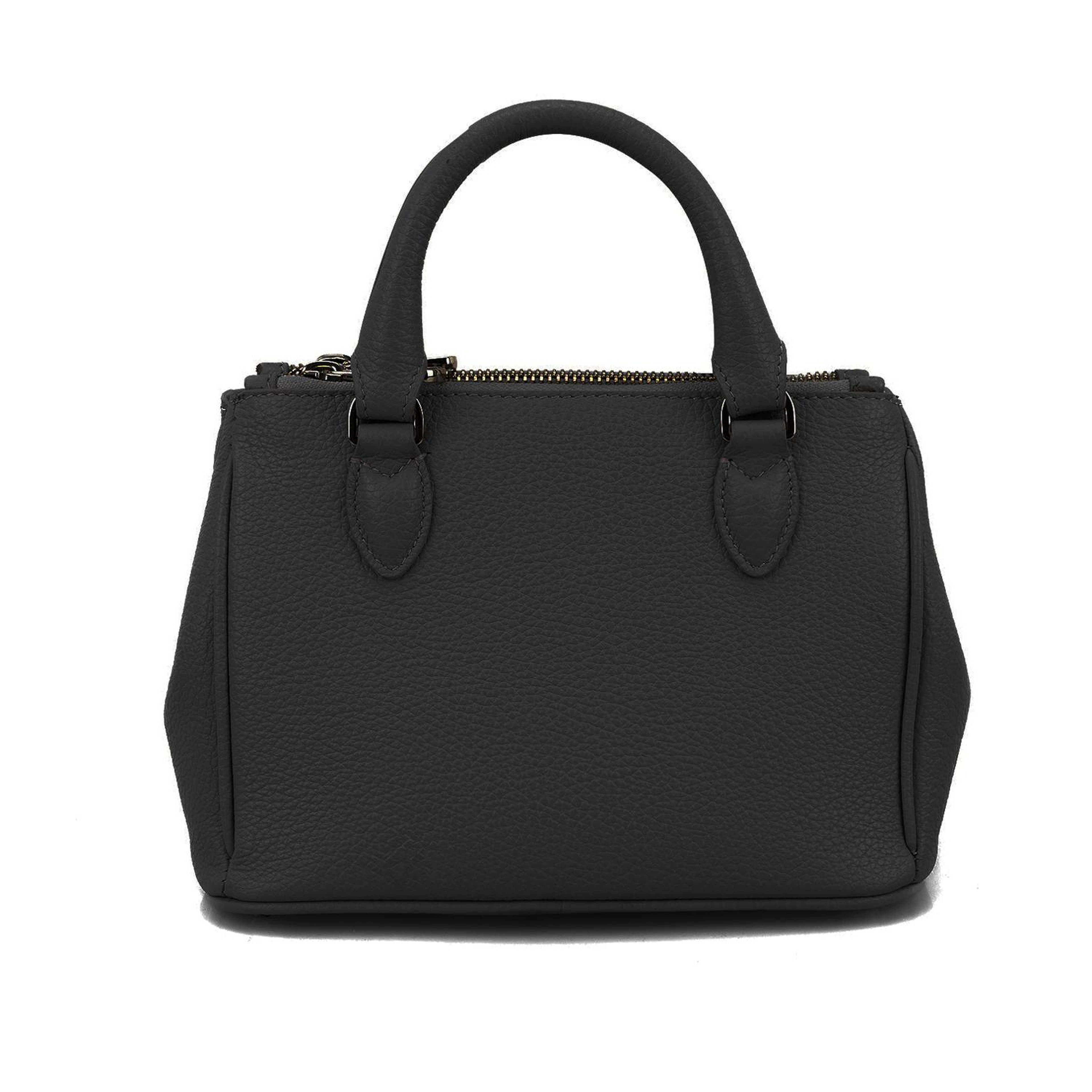 Fleur Siyah Kadın Deri El Çantası