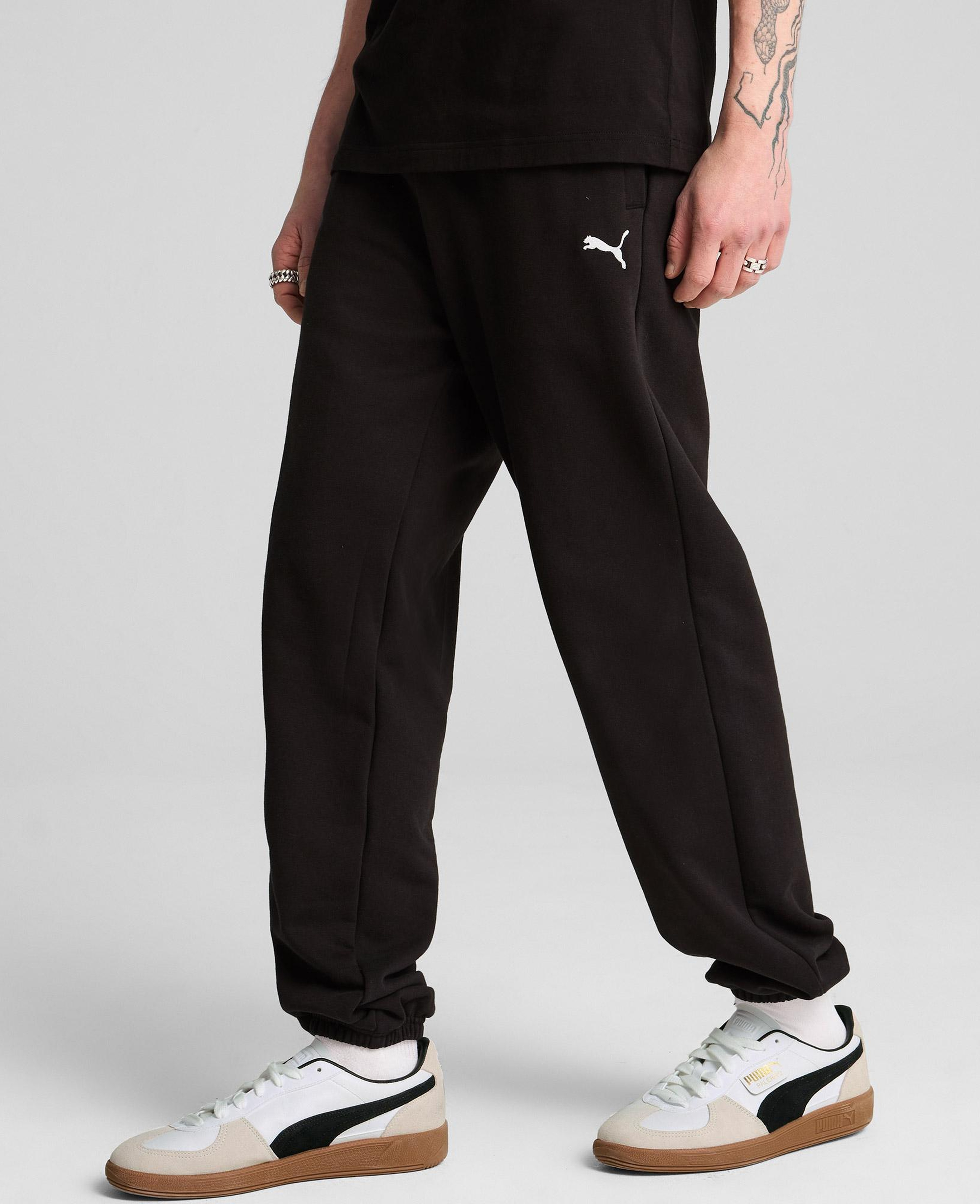 Puma Wardrobe Ess Erkek Siyah Eşofman Altı