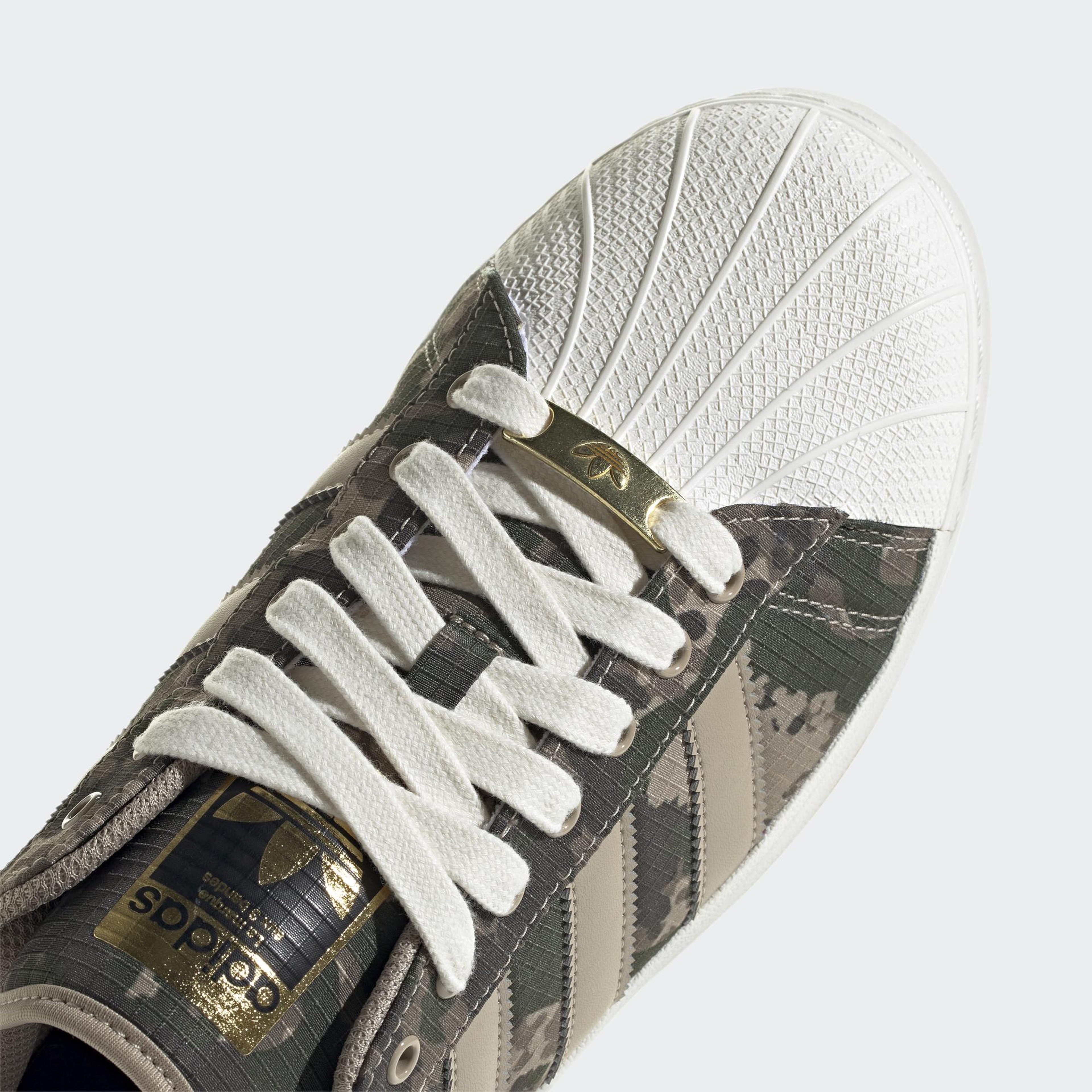 adidas Originals Superstar Xlg Erkek Haki/Beyaz Spor Ayakkabı