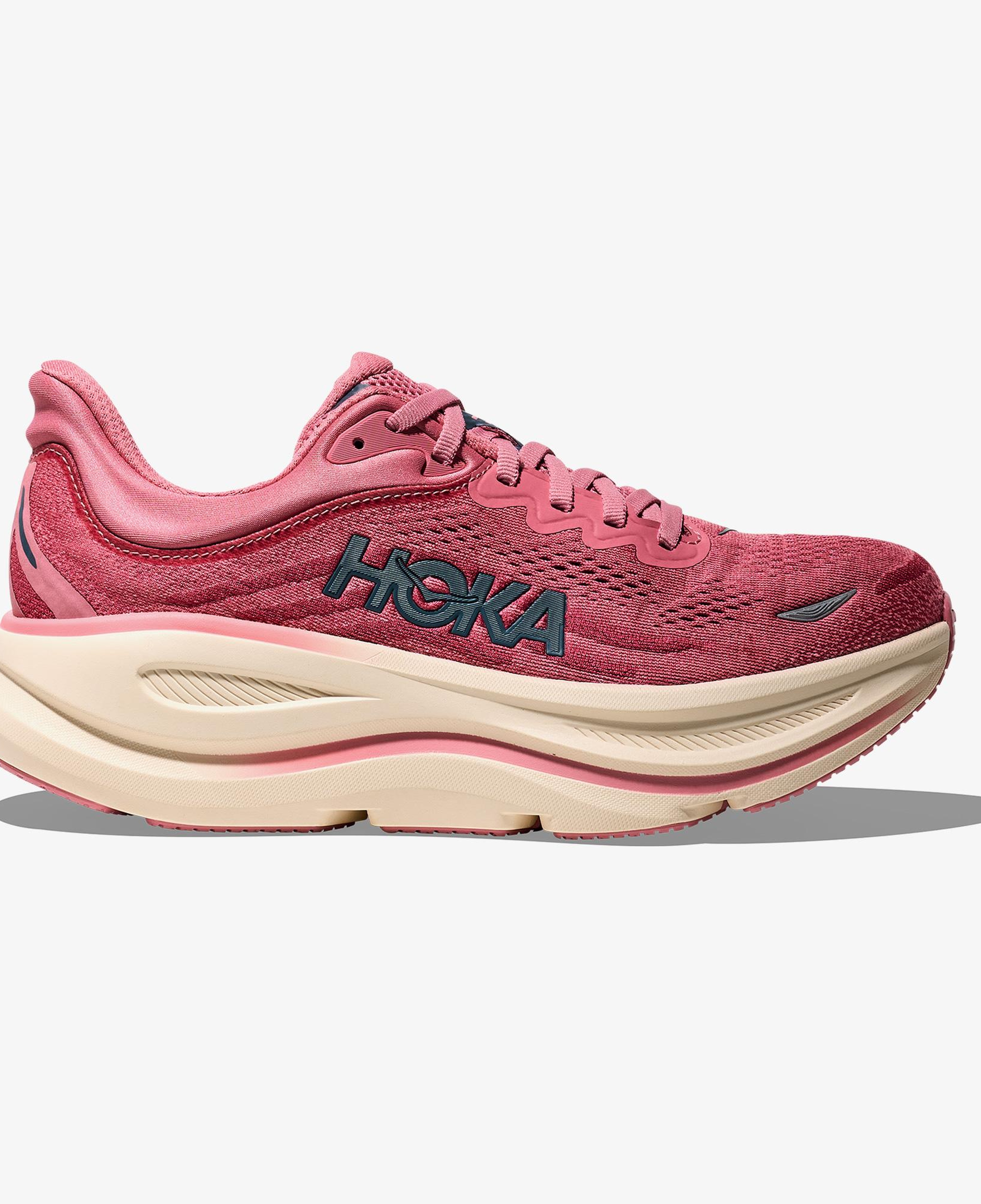 Hoka Bondi 9 Kadın Kırmızı Koşu Ayakkabısı