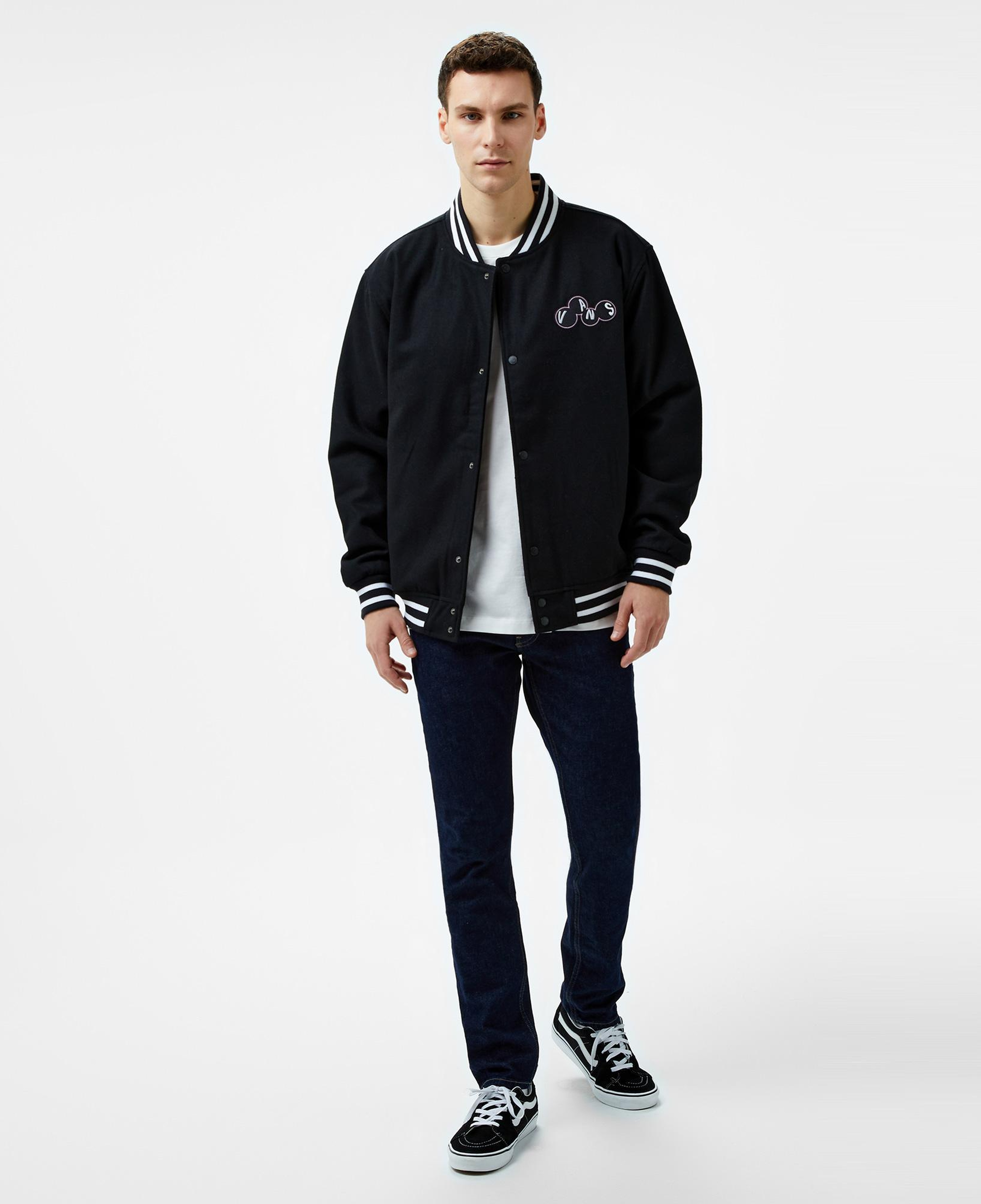 Vans Scuttle Baseball Erkek Siyah Ceket