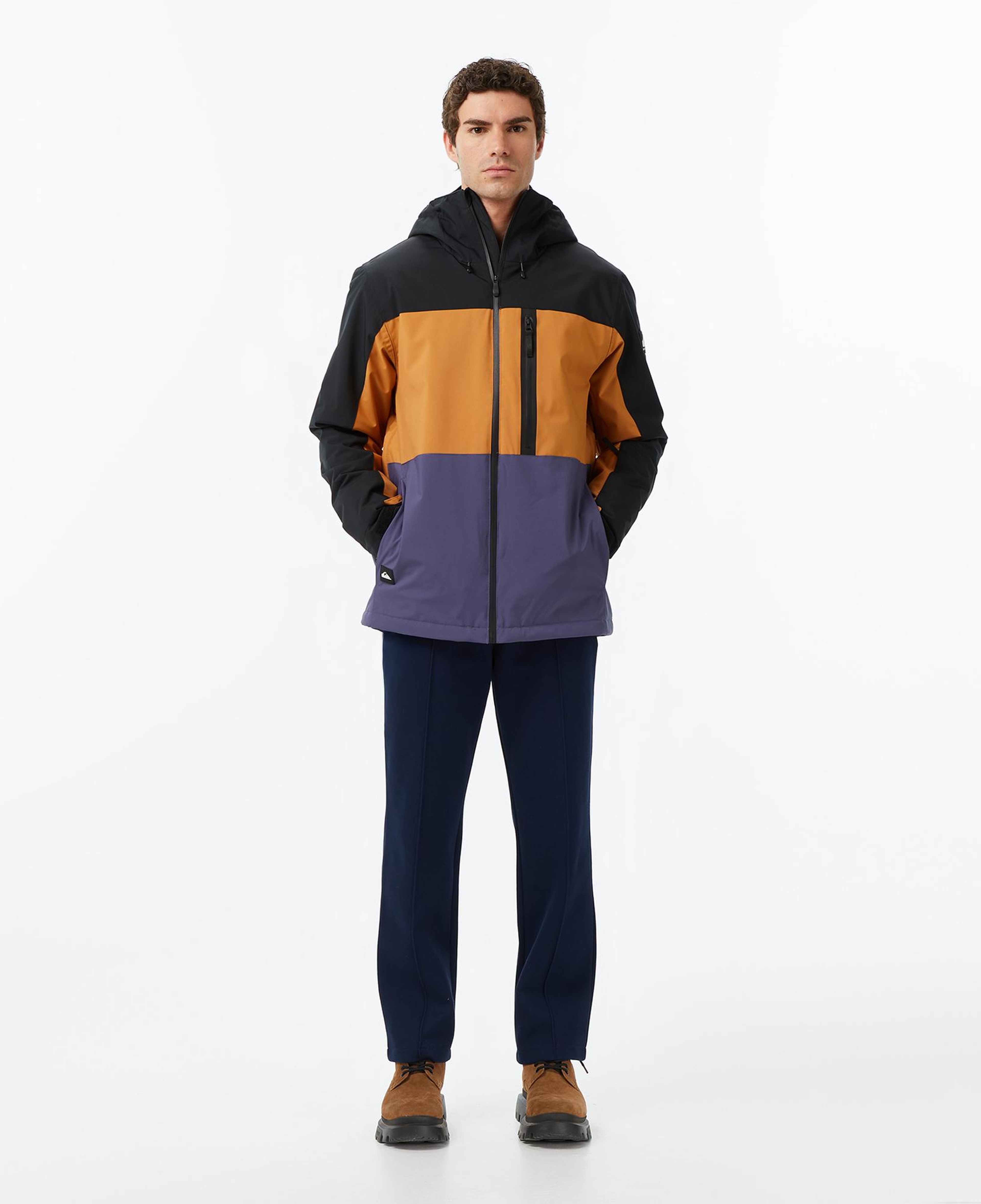 Quiksilver Sycamore Block 20K Erkek Renkli Kayak Montu